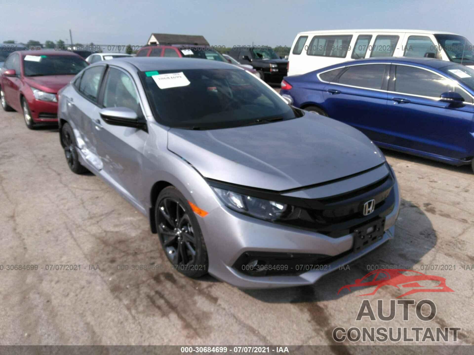 HONDA CIVIC SEDAN 2020 - 19XFC2F82LE029327