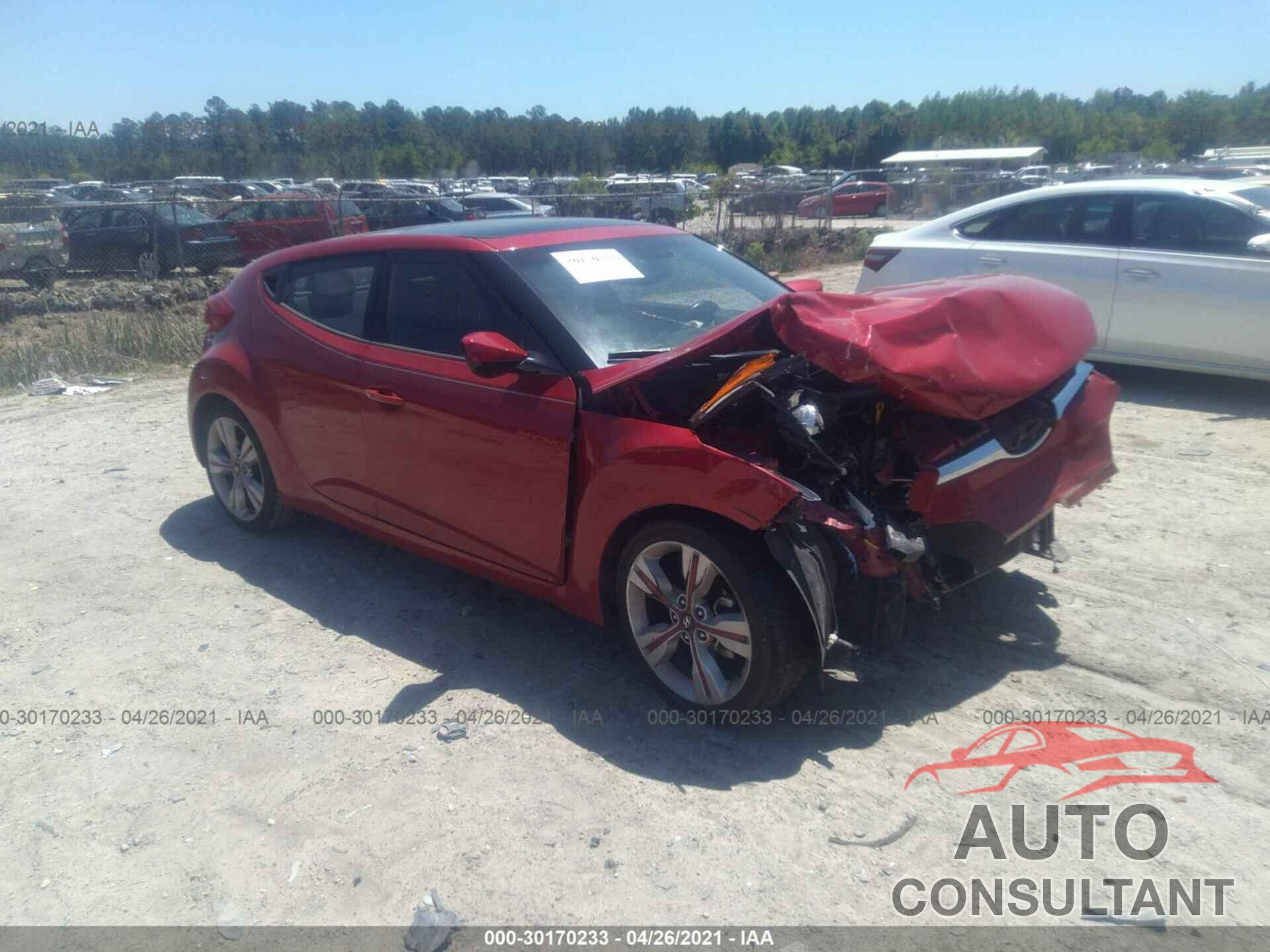 HYUNDAI VELOSTER 2017 - KMHTC6ADXHU316725