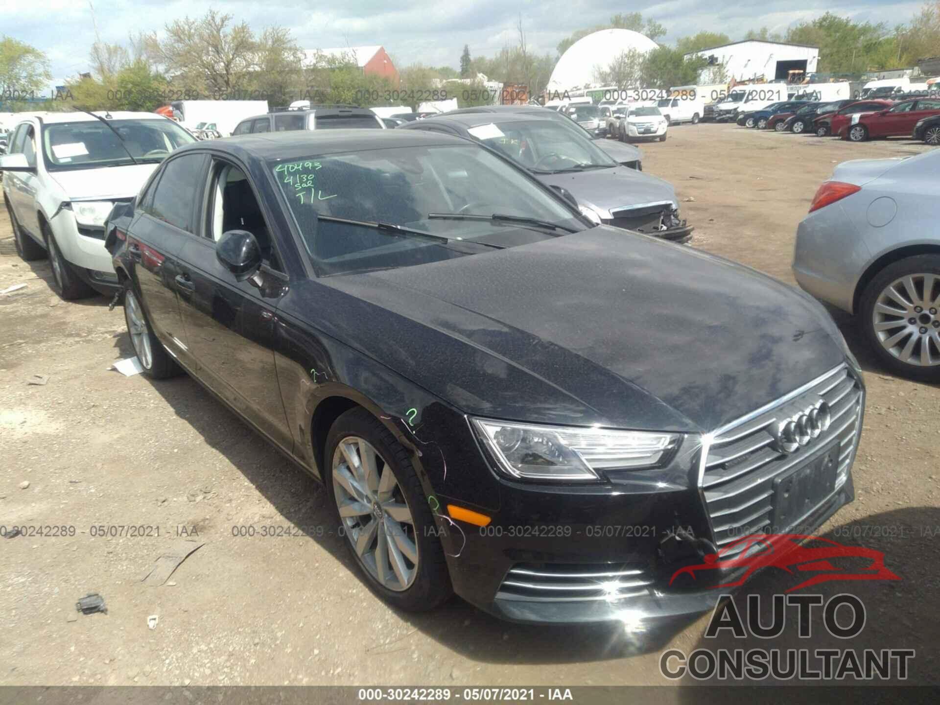 AUDI A4 2017 - WAUANAF46HA075830