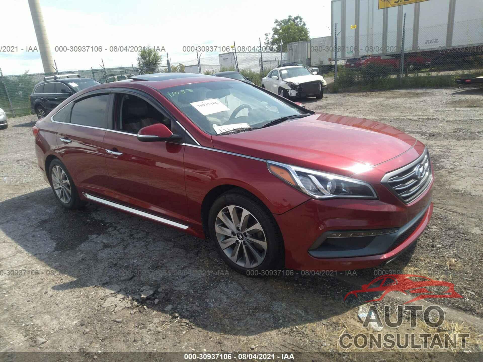 HYUNDAI SONATA 2016 - 5NPE34AF0GH382406
