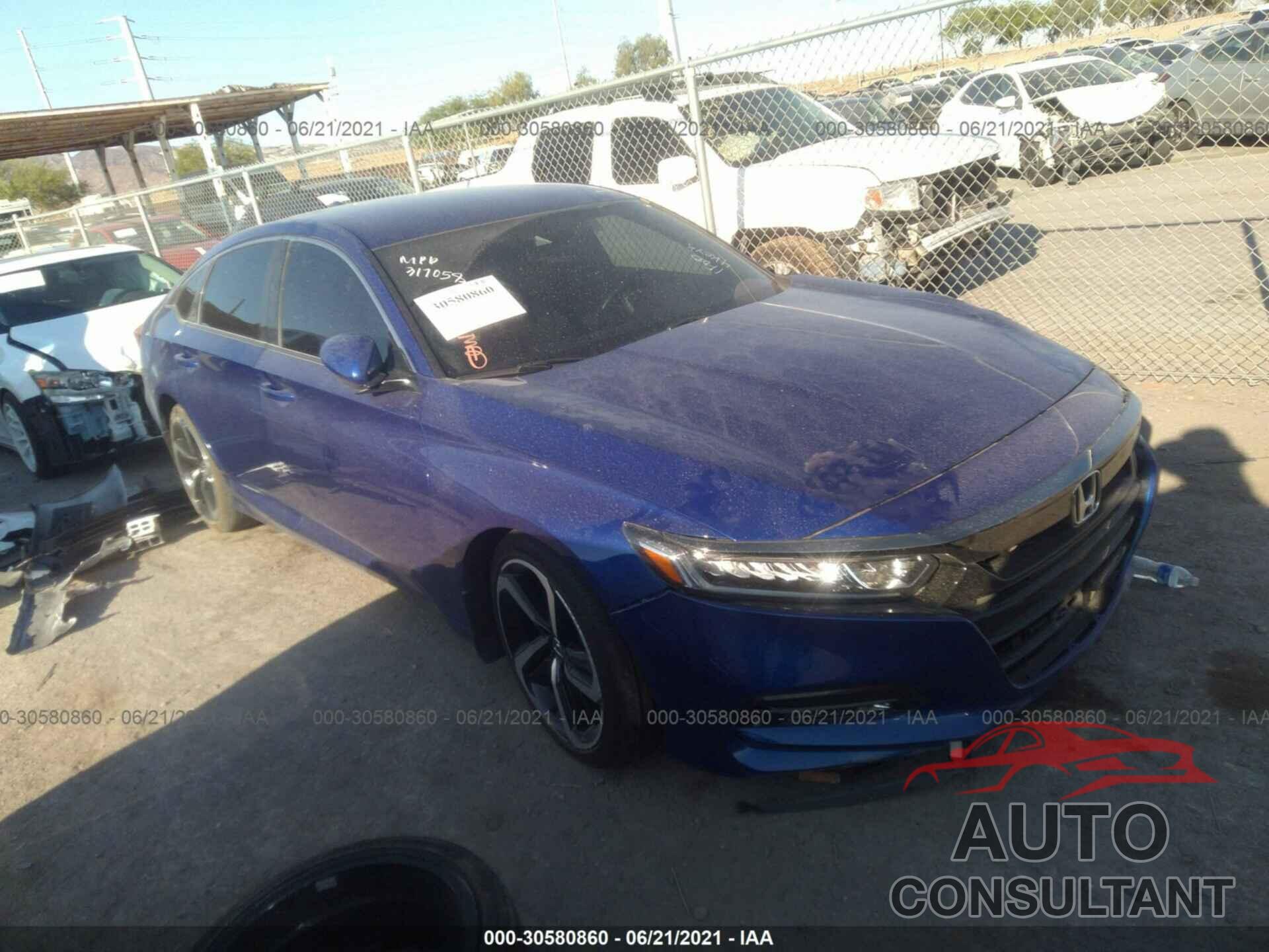 HONDA ACCORD SEDAN 2018 - 1HGCV1F38JA115870