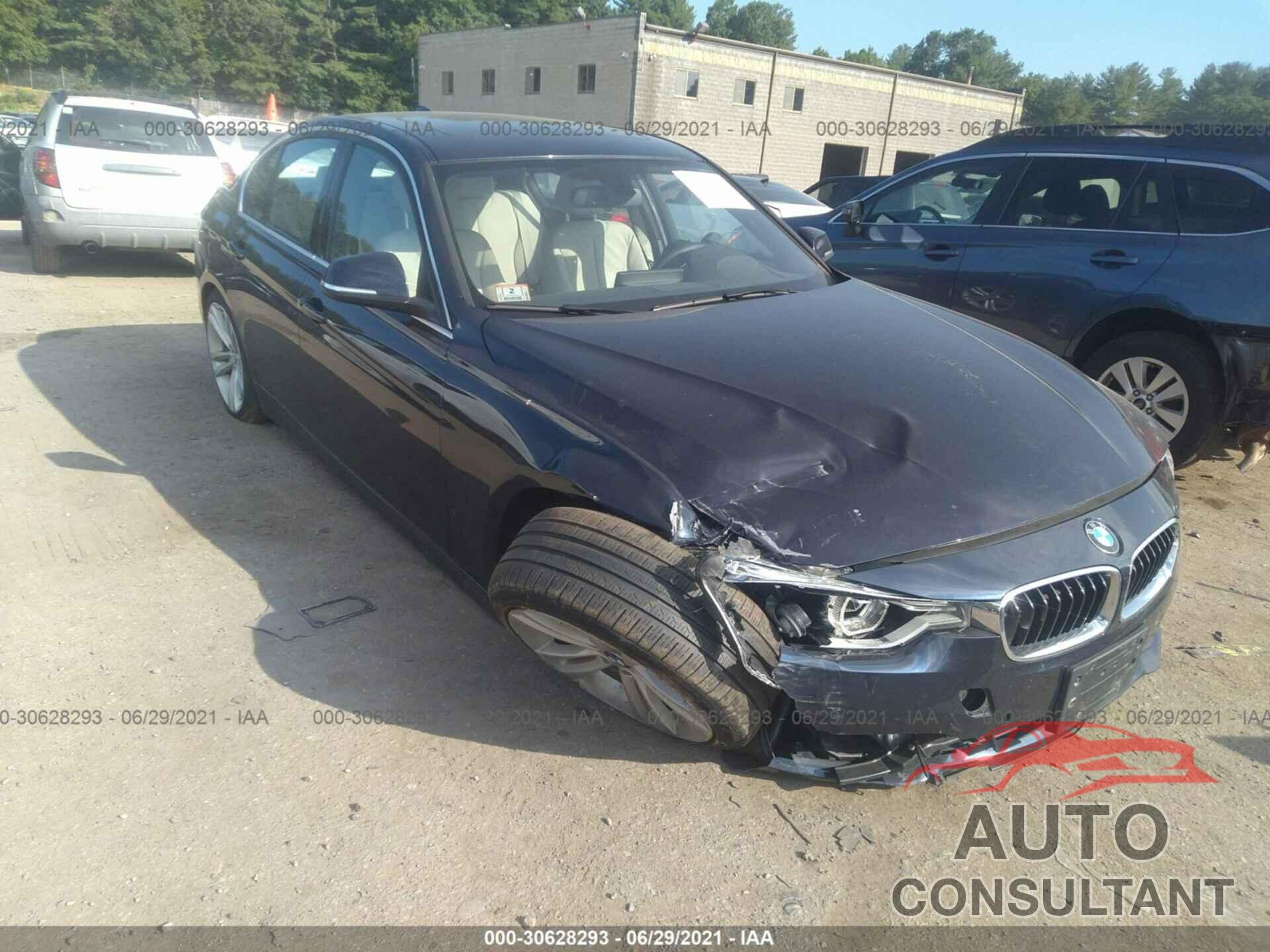 BMW 3 SERIES 2017 - WBA8D9G51HNU61247