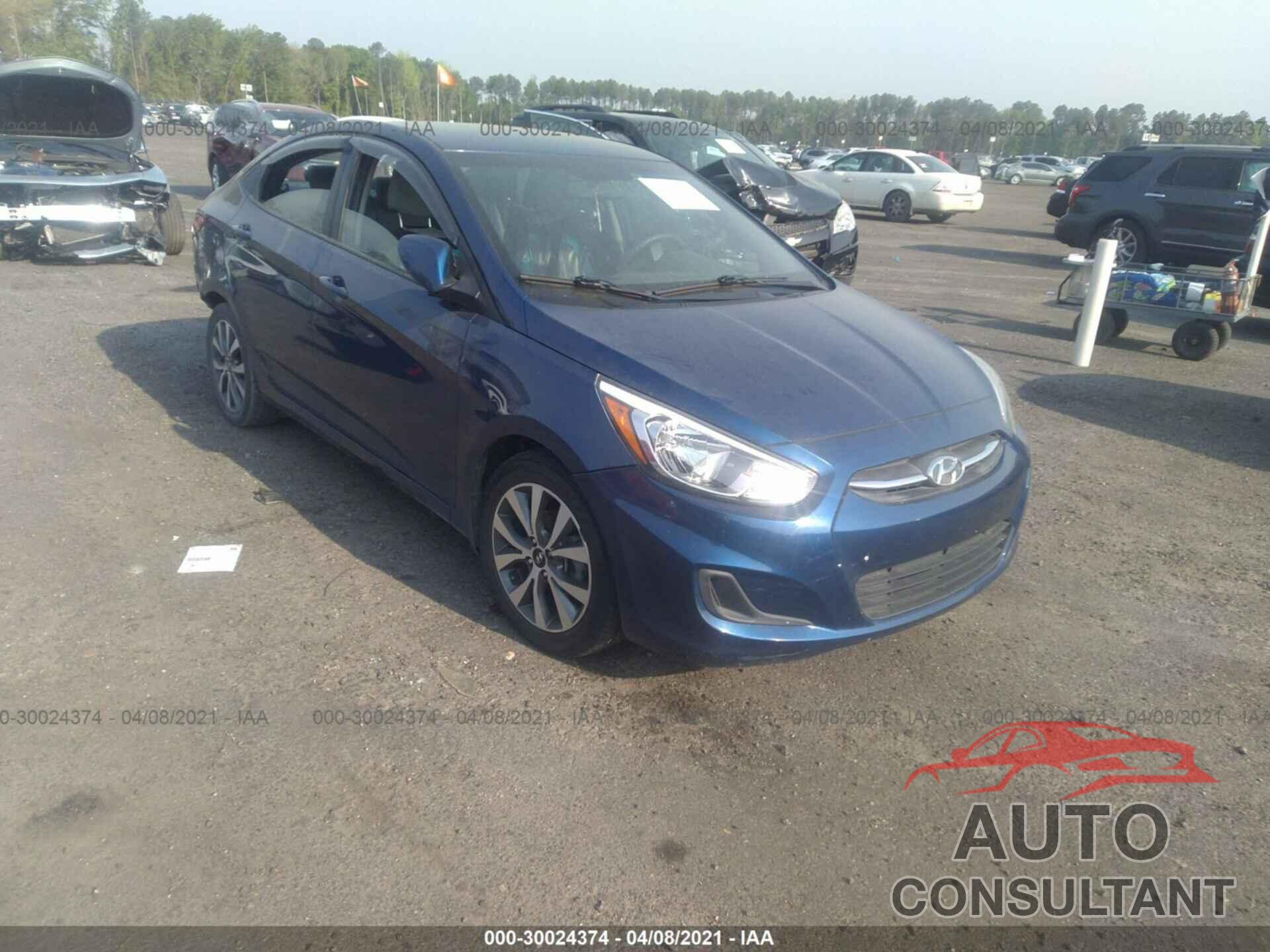 HYUNDAI ACCENT 2017 - KMHCT4AE4HU331721