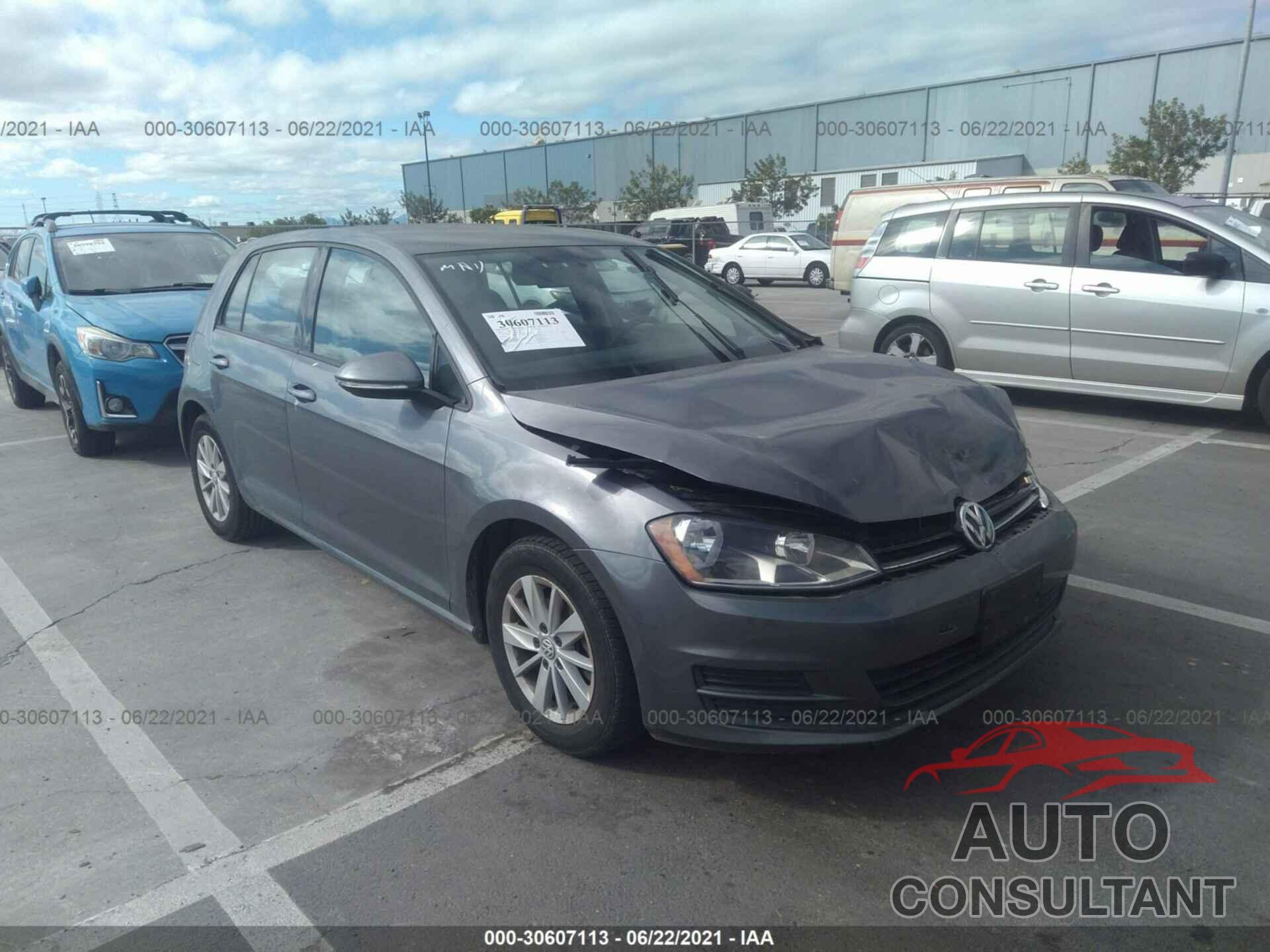 VOLKSWAGEN GOLF 2016 - 3VW217AU2GM009657