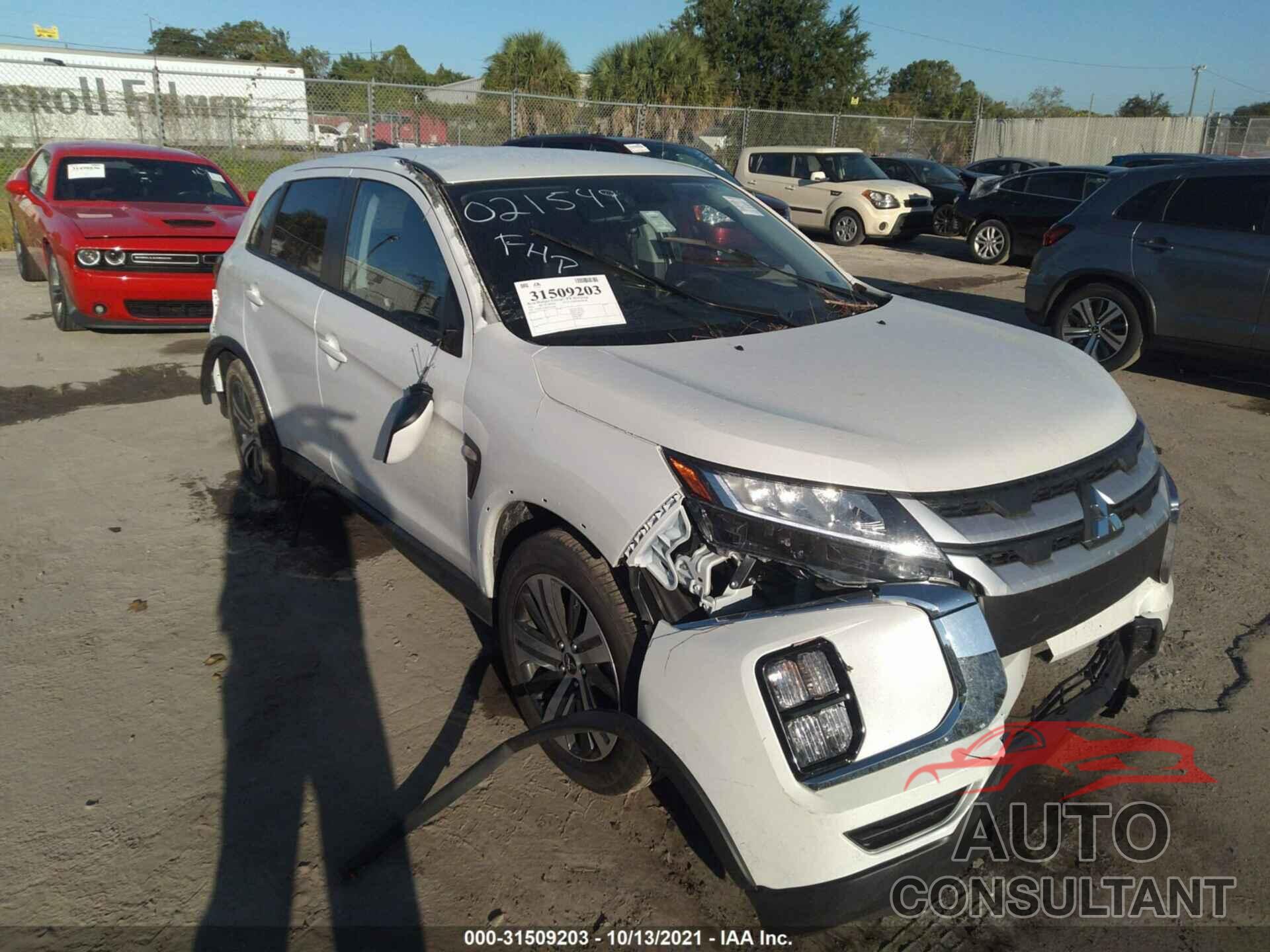 MITSUBISHI OUTLANDER SPORT 2021 - JA4APUAU8MU021549