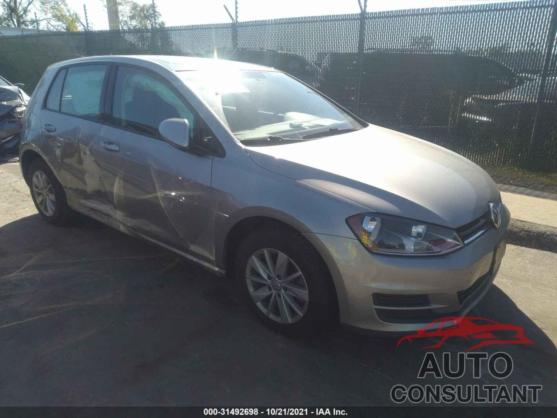 VOLKSWAGEN GOLF 2016 - 3VW217AU8GM030416