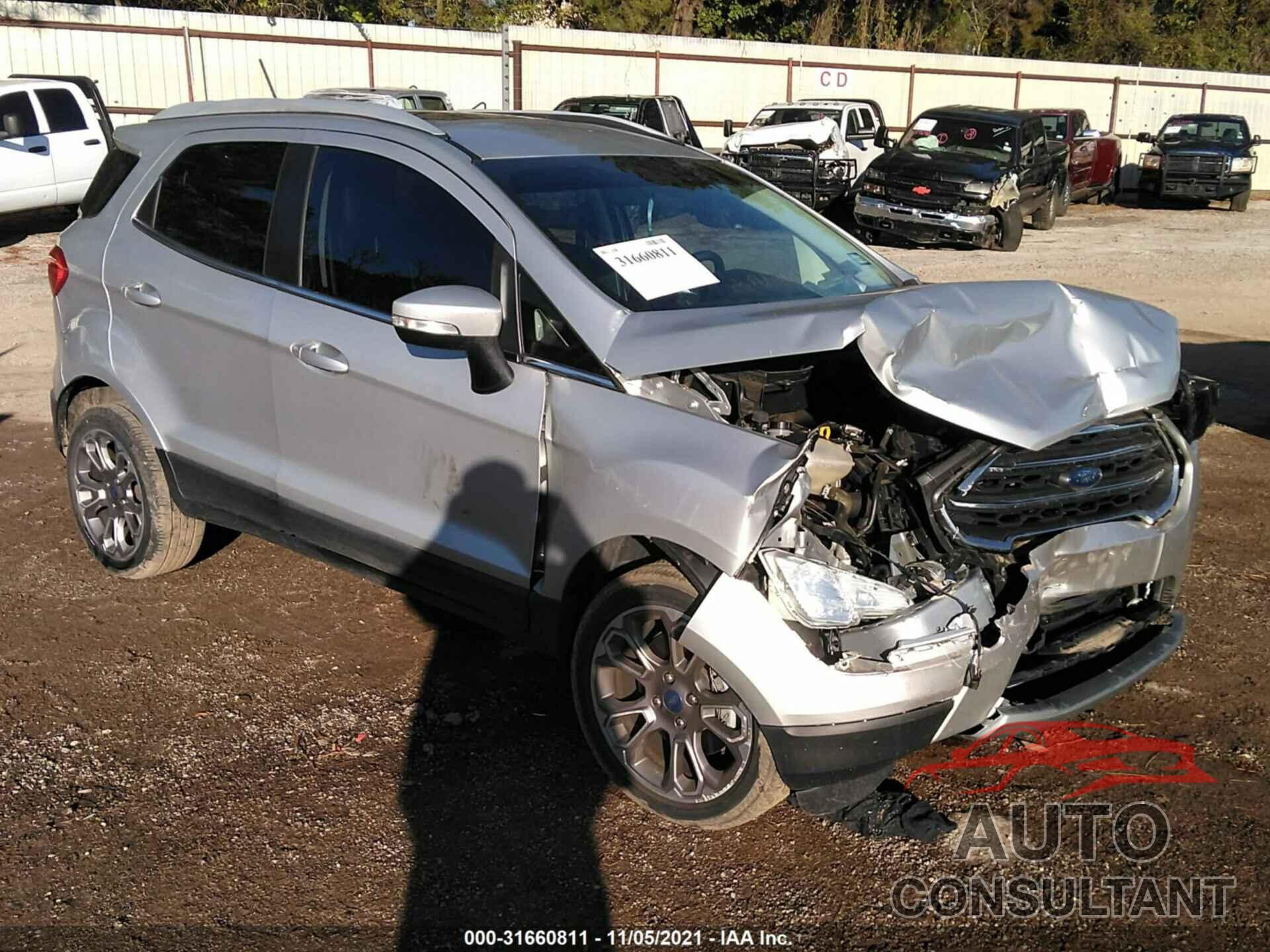 FORD ECOSPORT 2019 - MAJ3S2KE1KC261687