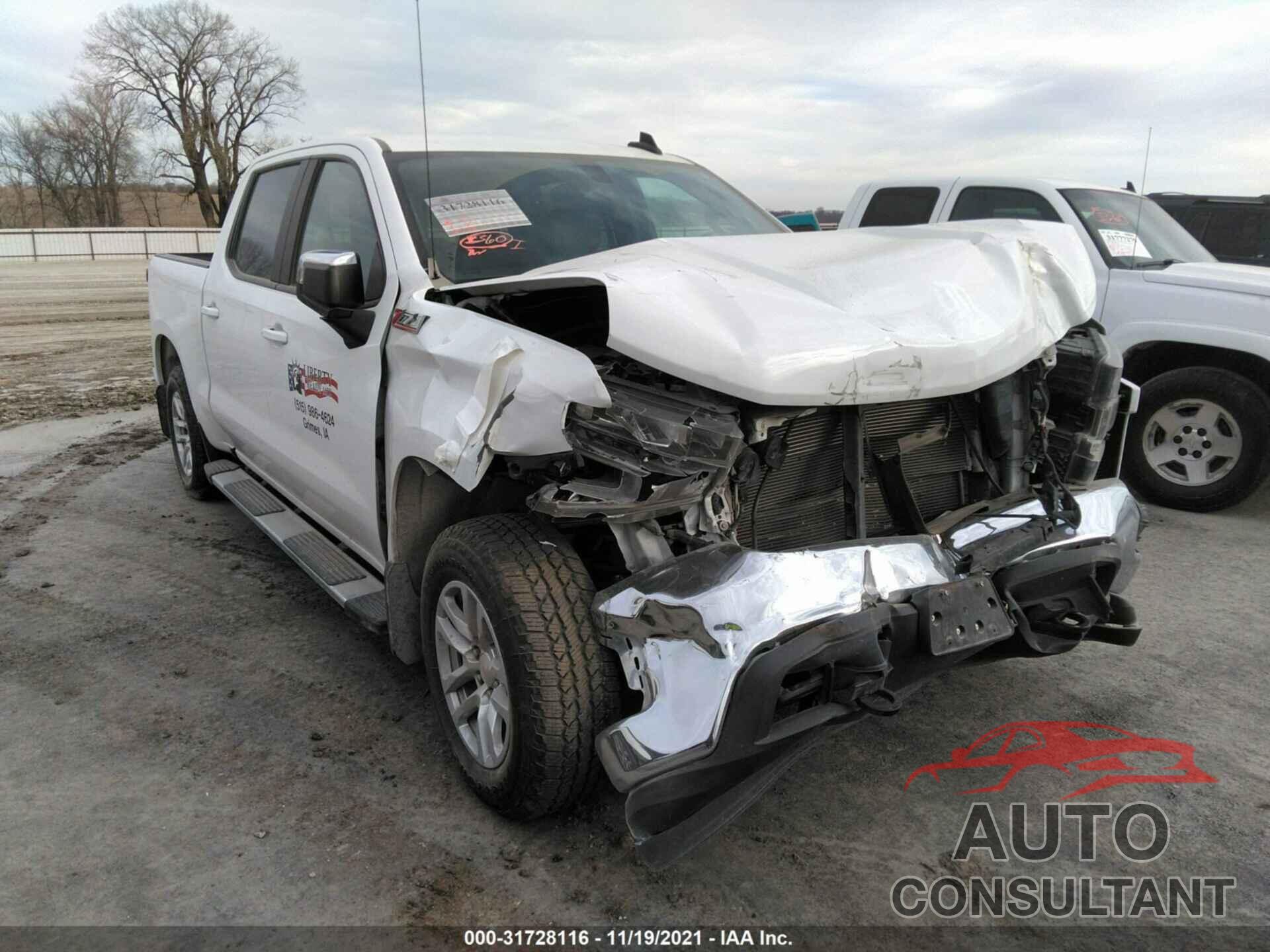 CHEVROLET SILVERADO 1500 2020 - 3GCUYDED6LG153320