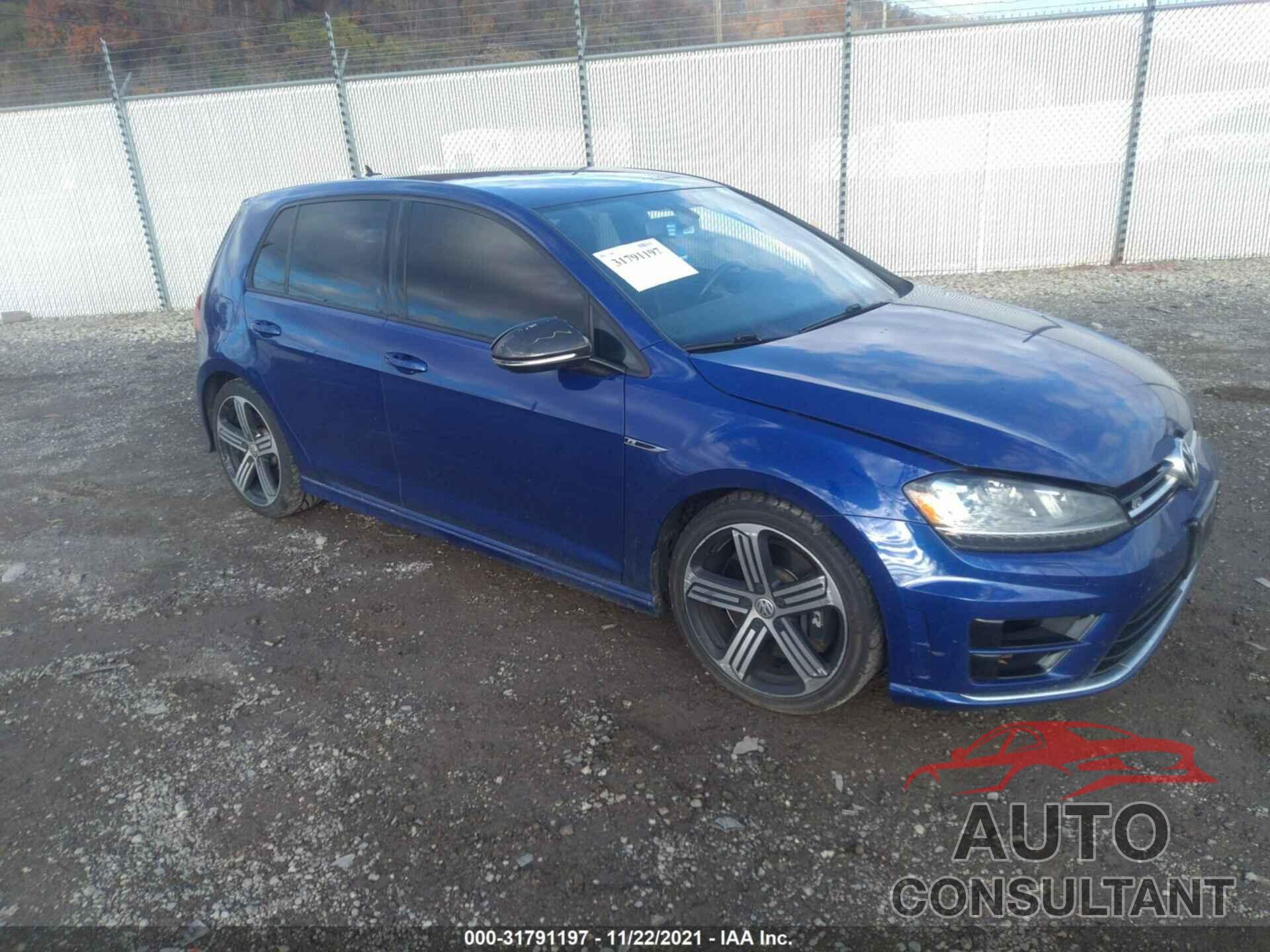 VOLKSWAGEN GOLF R 2016 - WVWLF7AU3GW175789