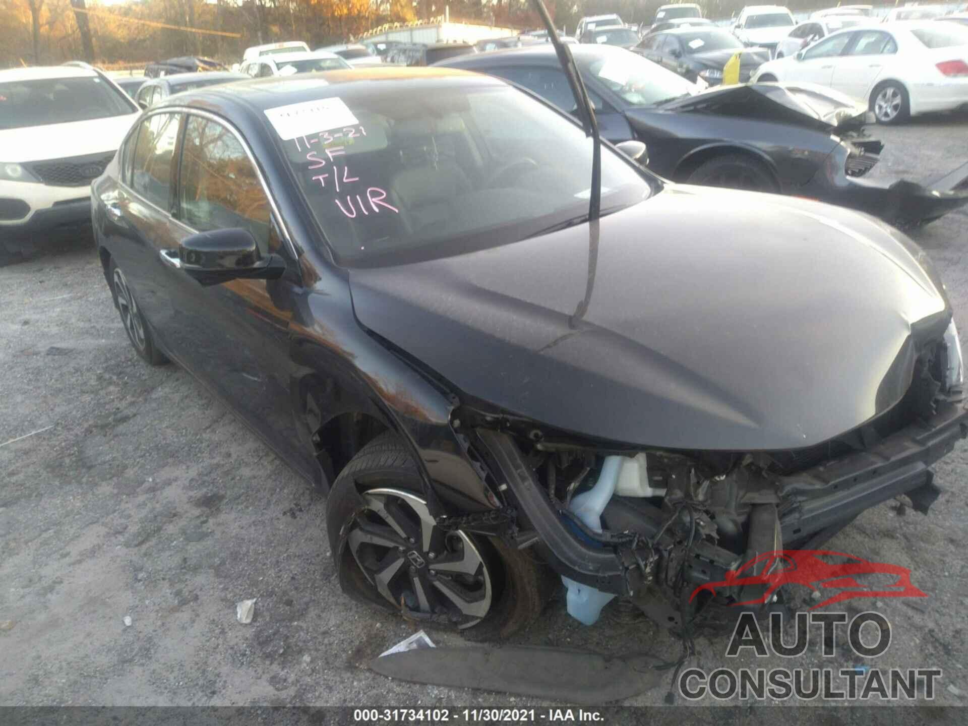 HONDA ACCORD SEDAN 2017 - 1HGCR3F88HA007402