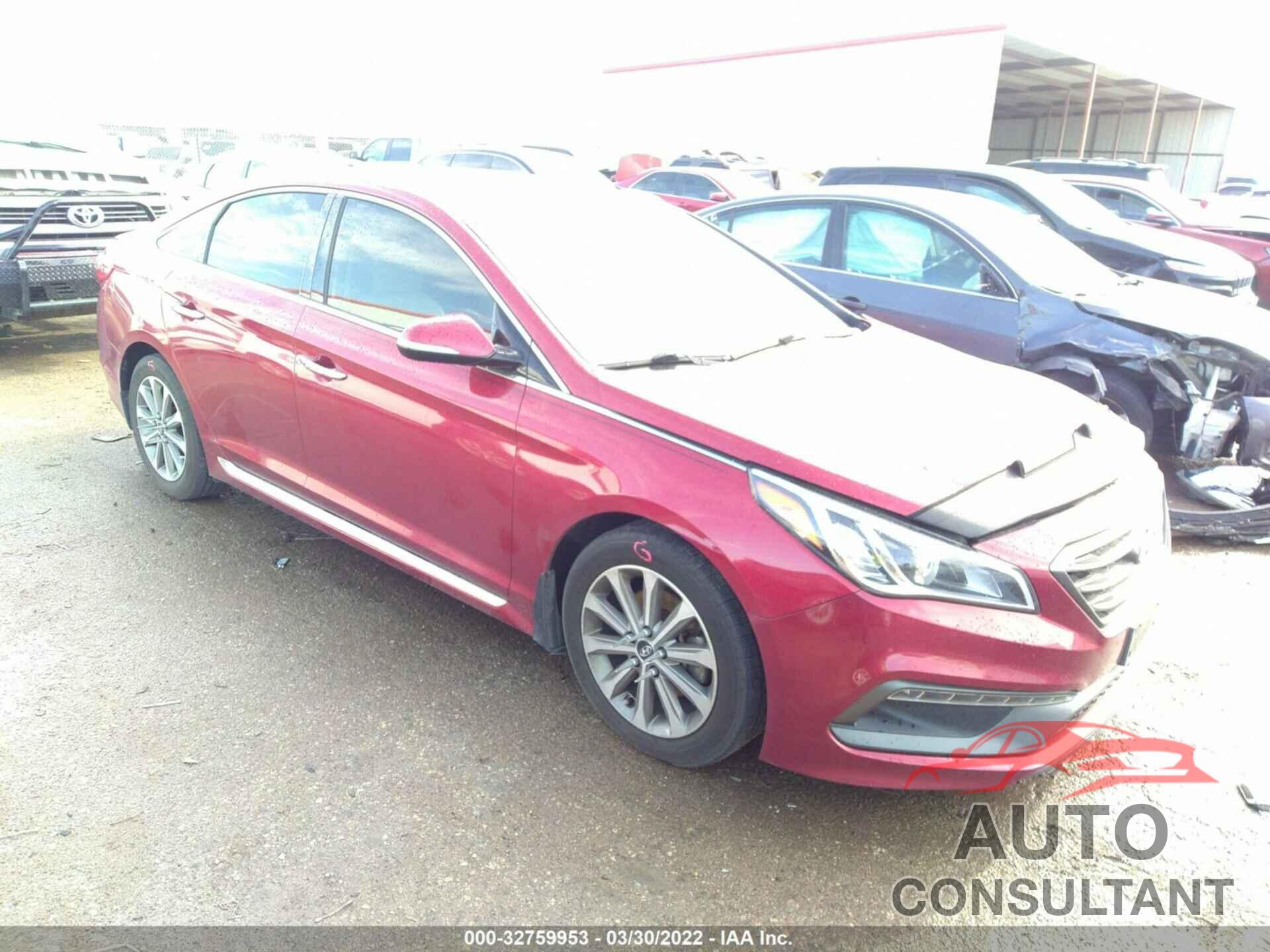HYUNDAI SONATA 2016 - 5NPE34AF2GH335832
