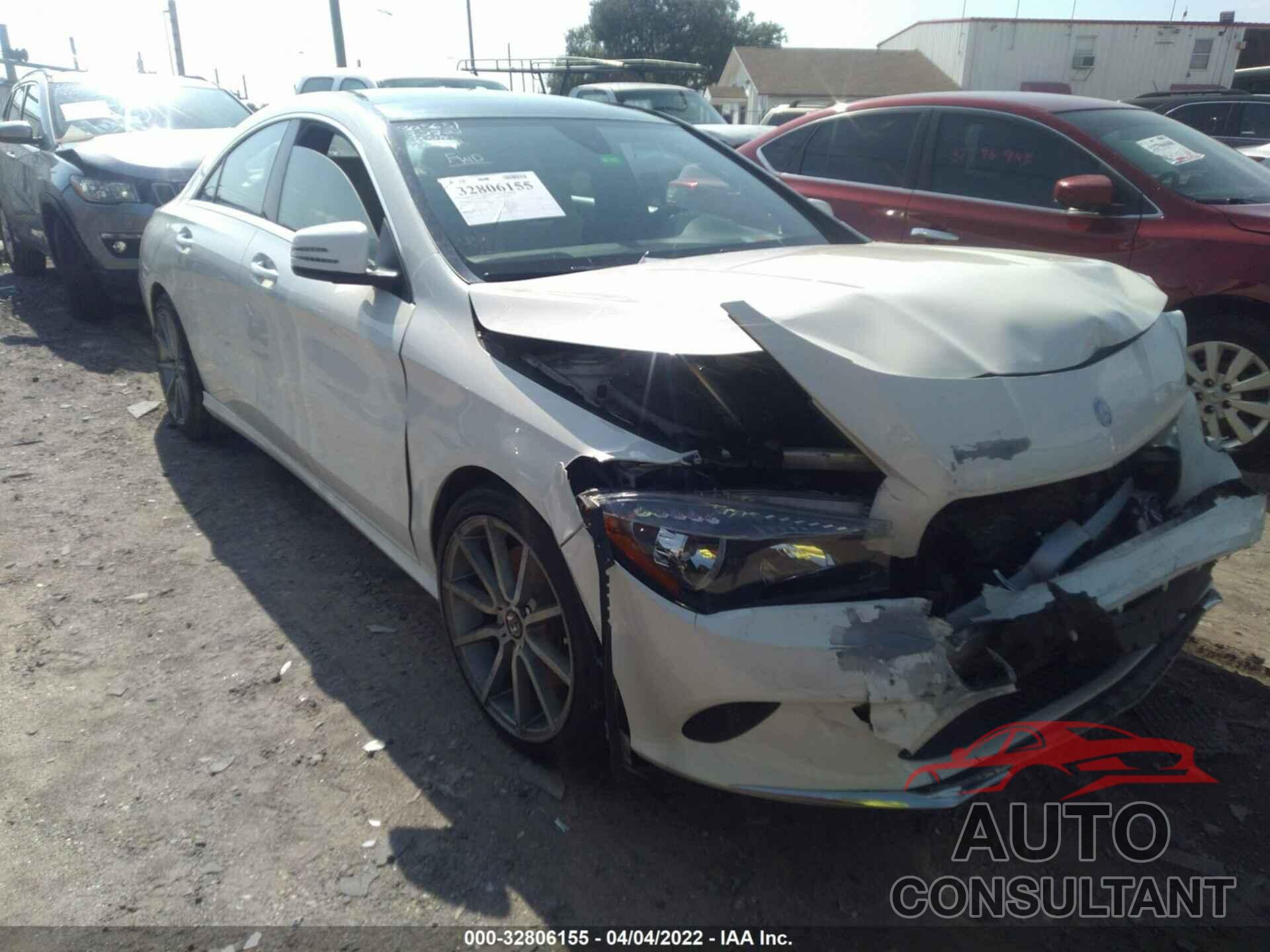 MERCEDES-BENZ CLA 2018 - WDDSJ4EB9JN504516