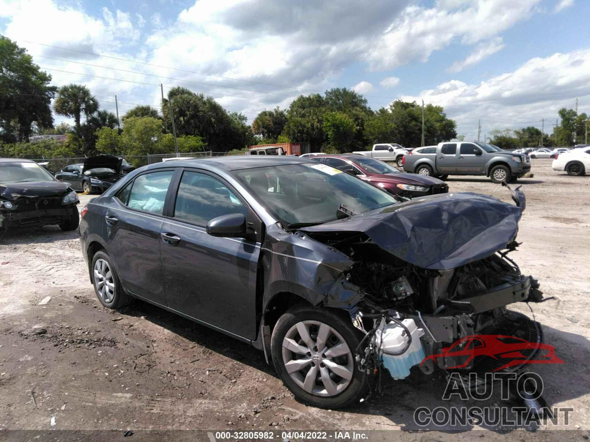 TOYOTA COROLLA 2016 - 2T1BURHE2GC713421