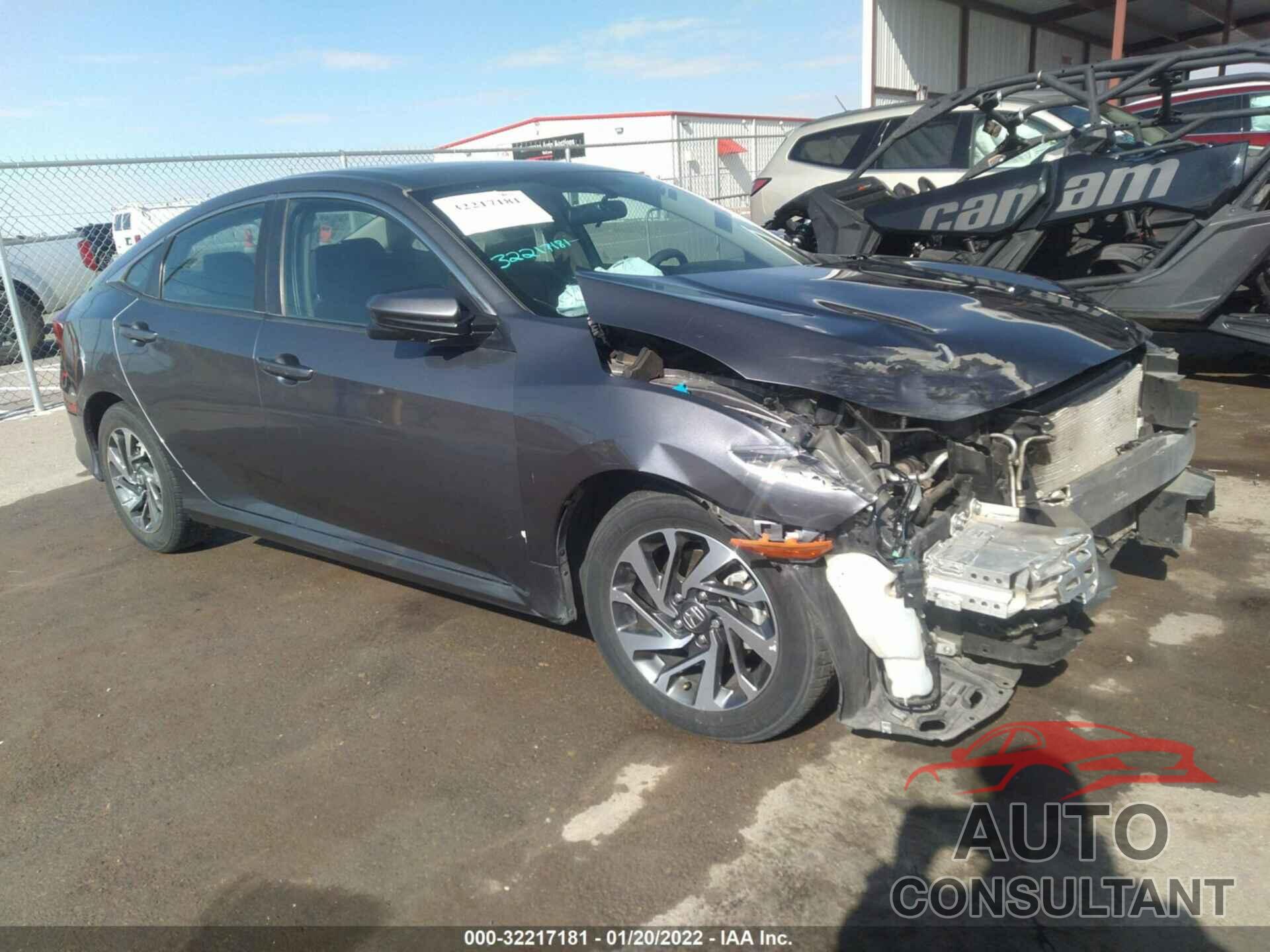 HONDA CIVIC SEDAN 2017 - 19XFC2F73HE003480