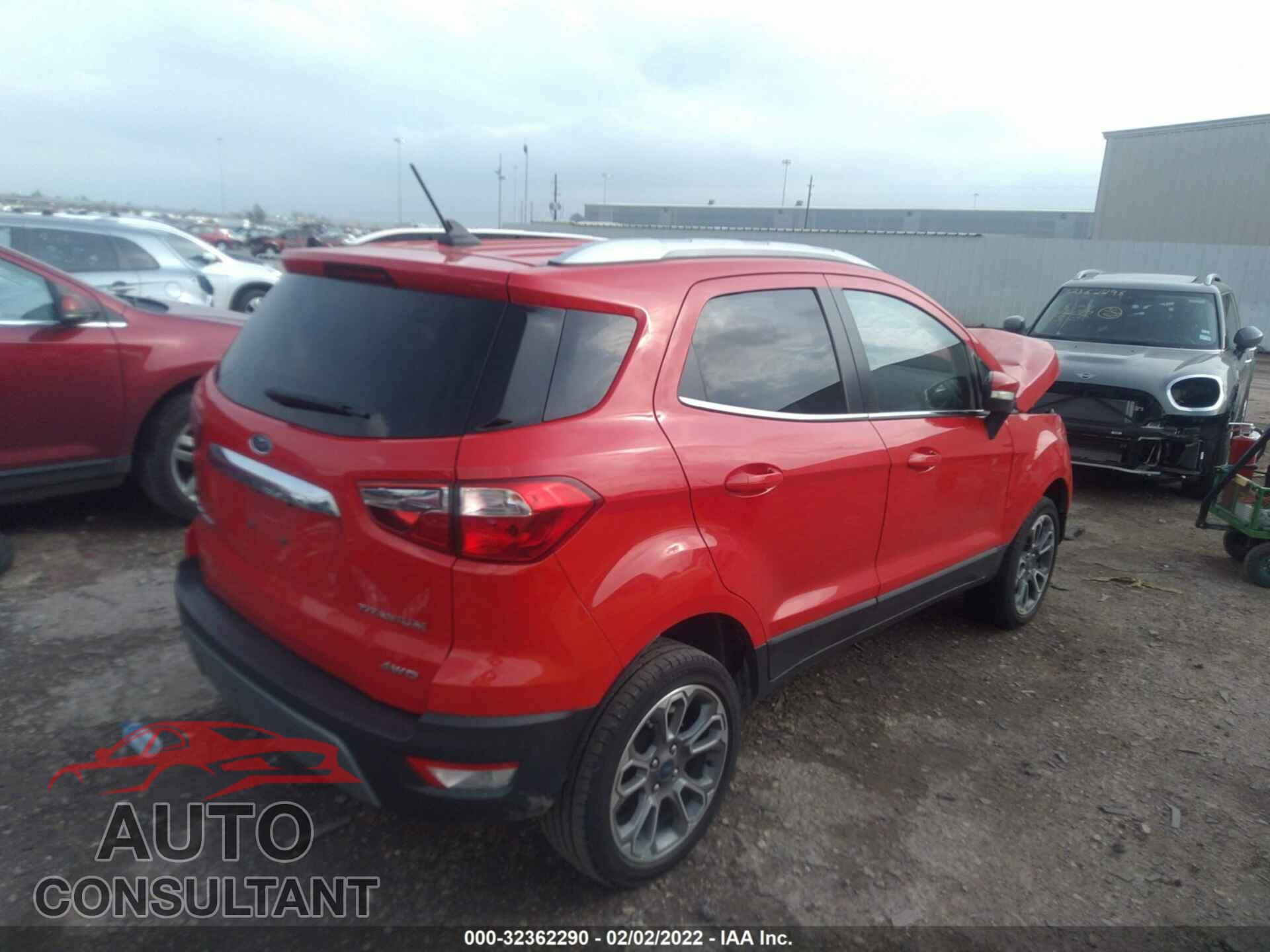 FORD ECOSPORT 2019 - MAJ6S3KL3KC256802