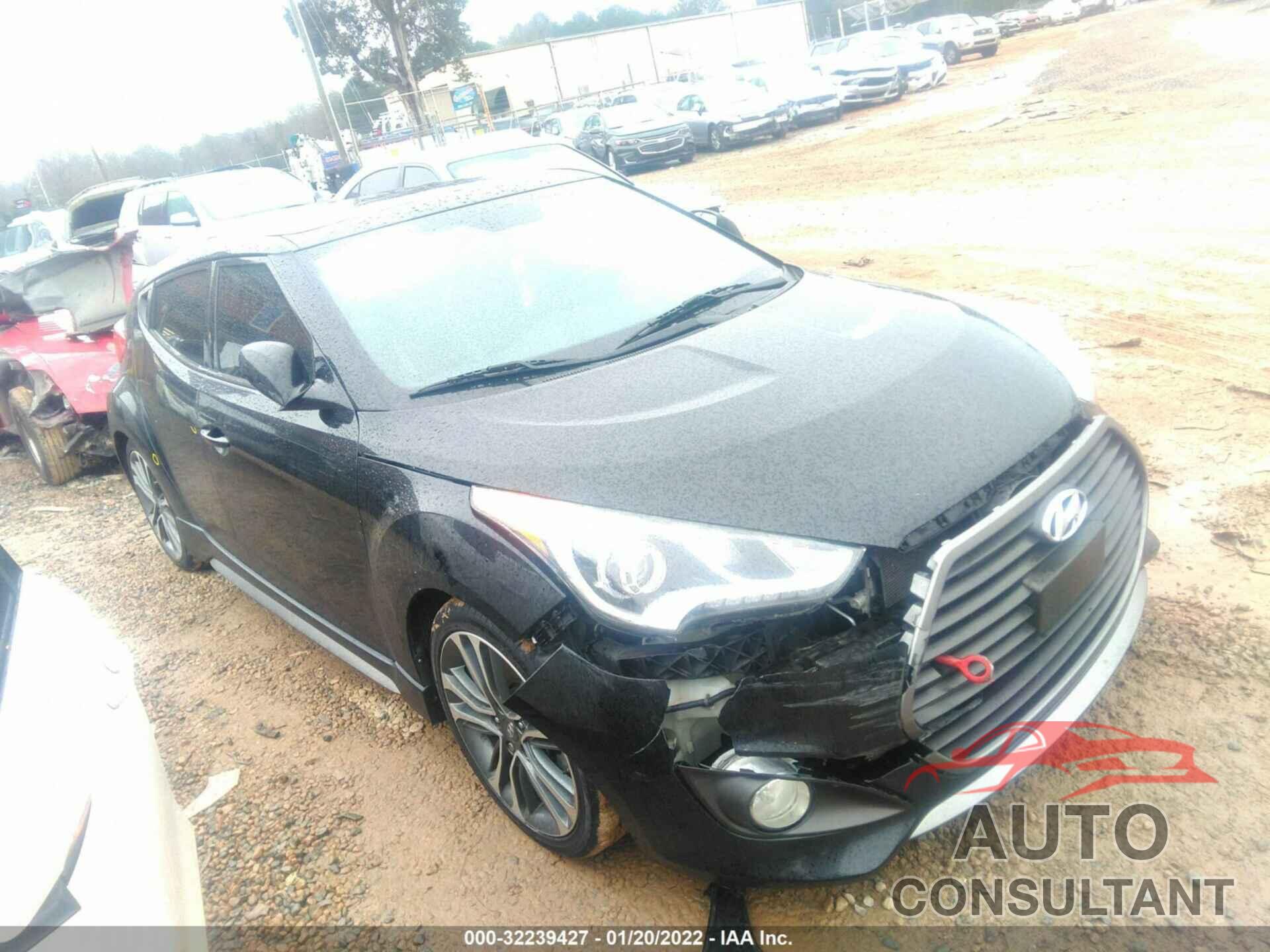 HYUNDAI VELOSTER 2016 - KMHTC6AEXGU293535