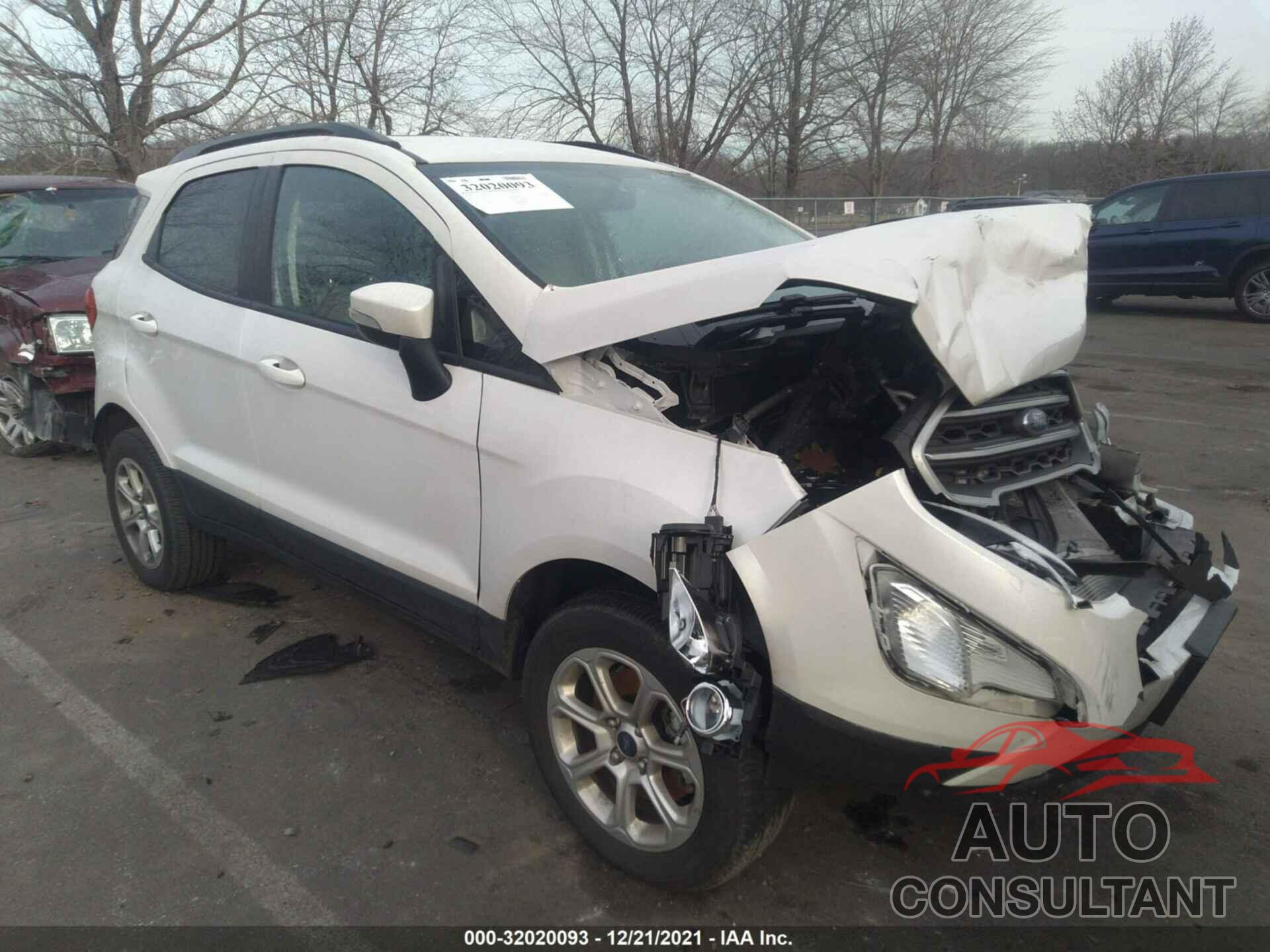 FORD ECOSPORT 2020 - MAJ6S3GL6LC333091