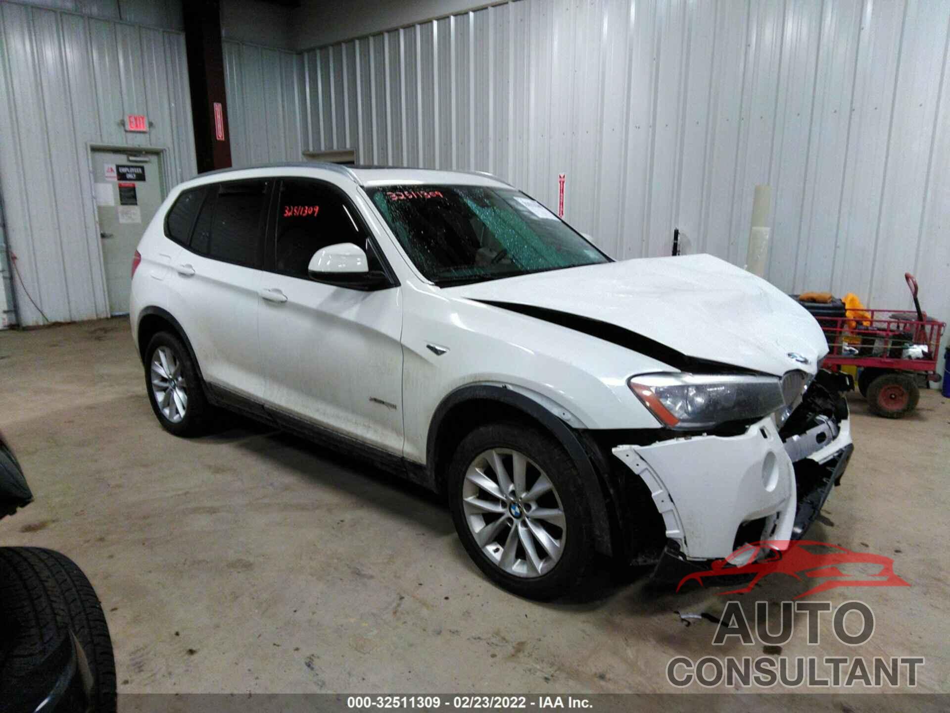 BMW X3 2016 - 5UXWX9C56G0D66588