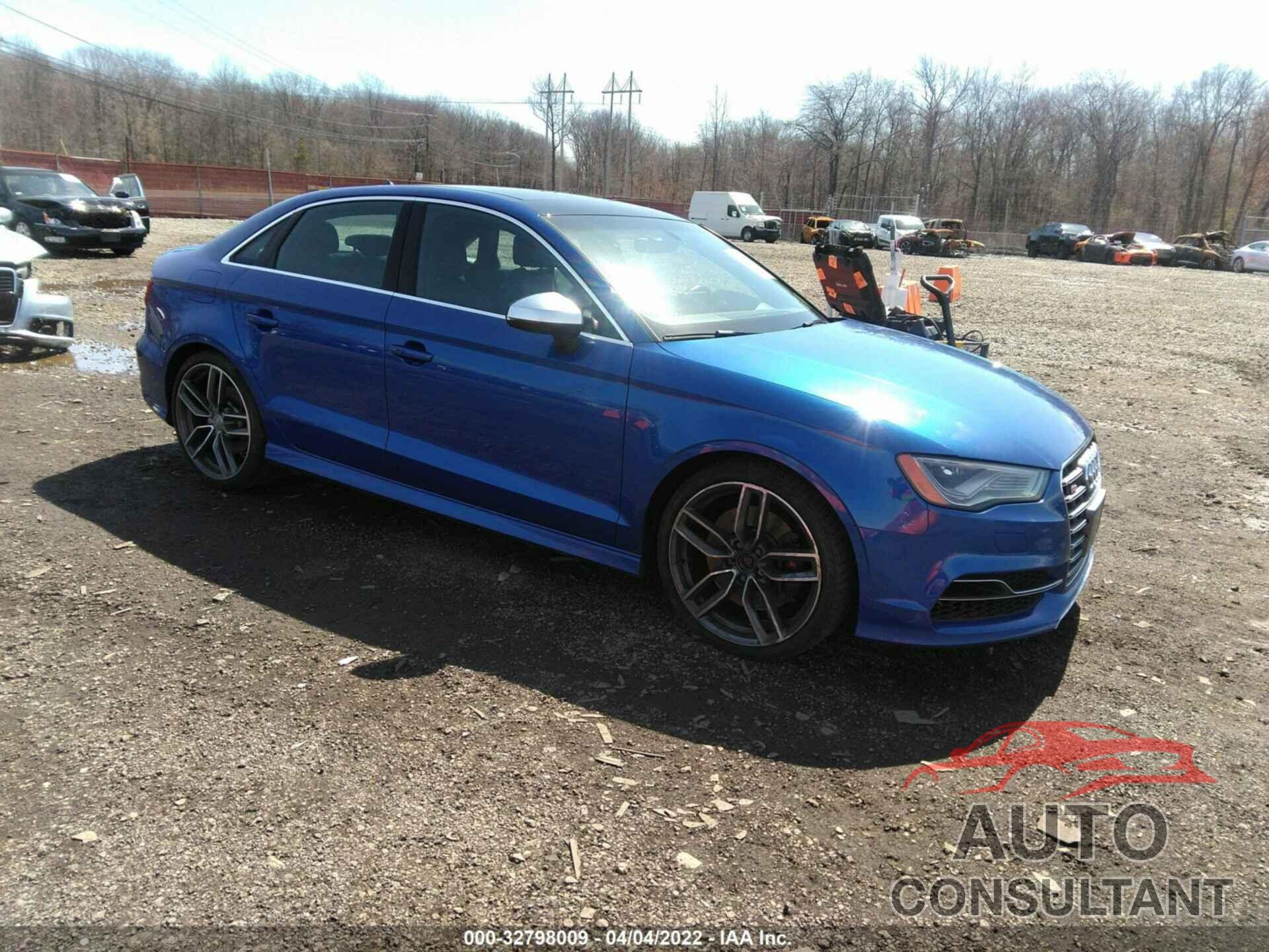 AUDI S3 2016 - WAUB1GFF9G1034580