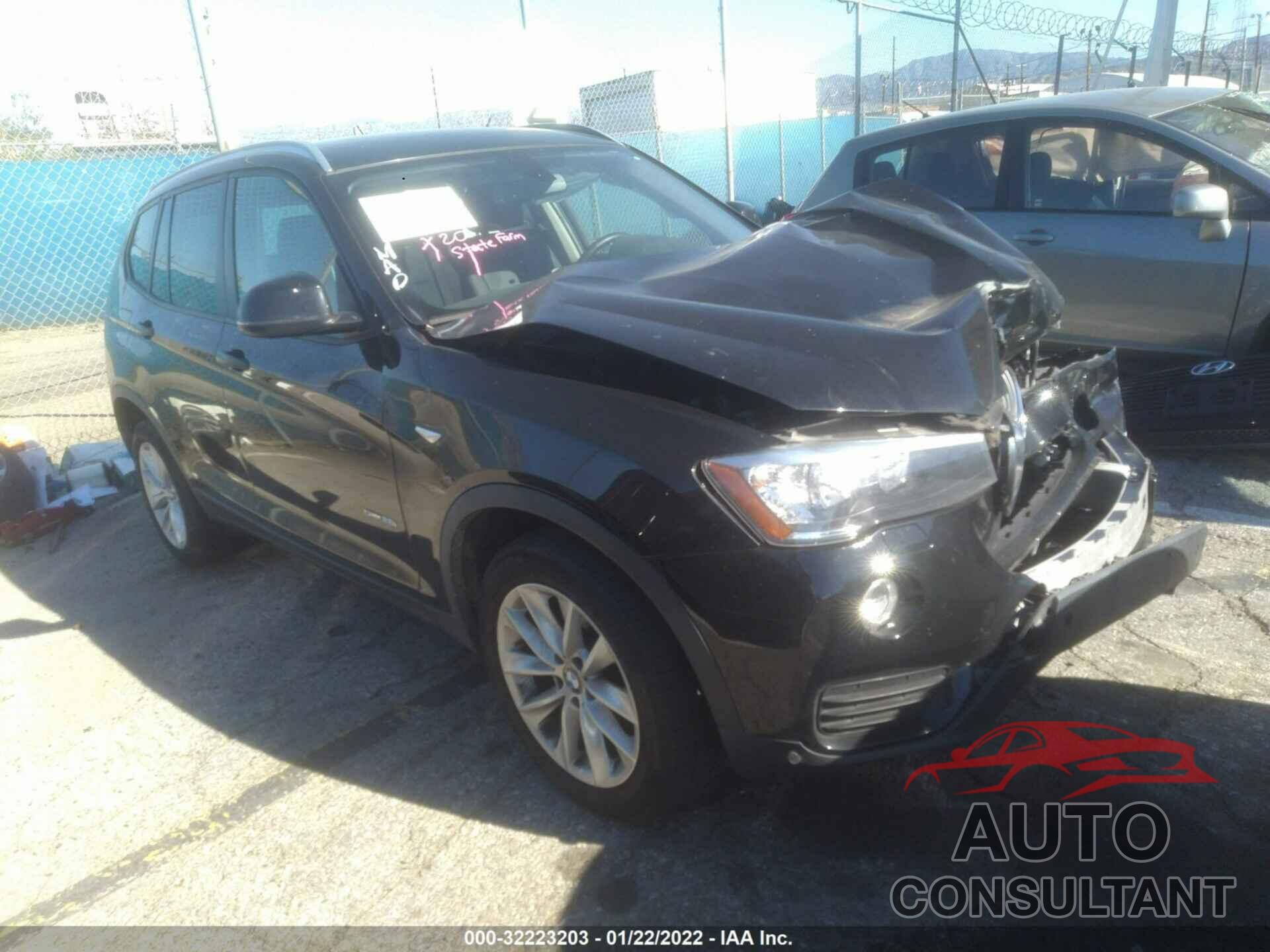 BMW X3 2017 - 5UXWZ7C35H0V86641