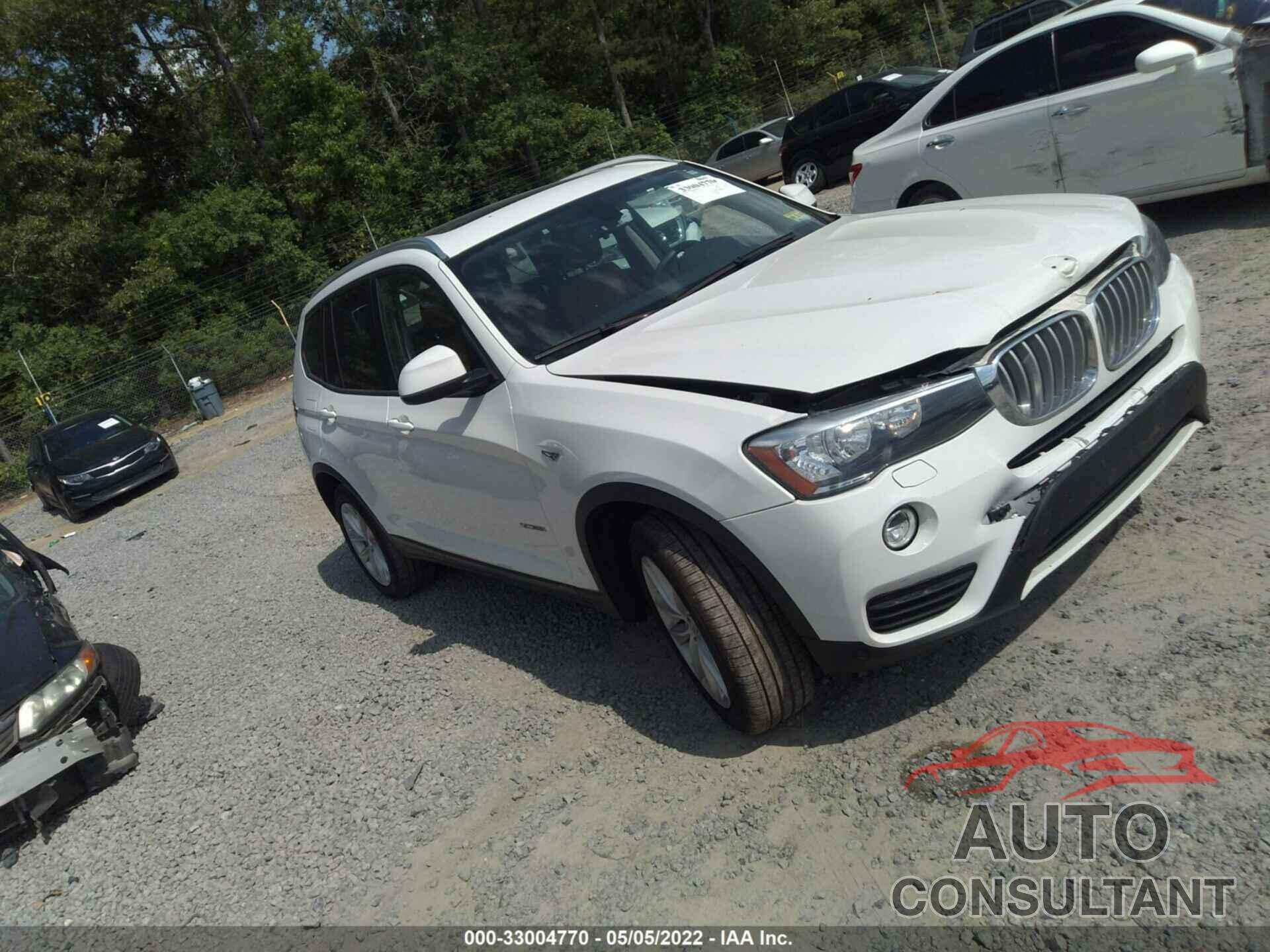 BMW X3 2016 - 5UXWX9C52G0D95344