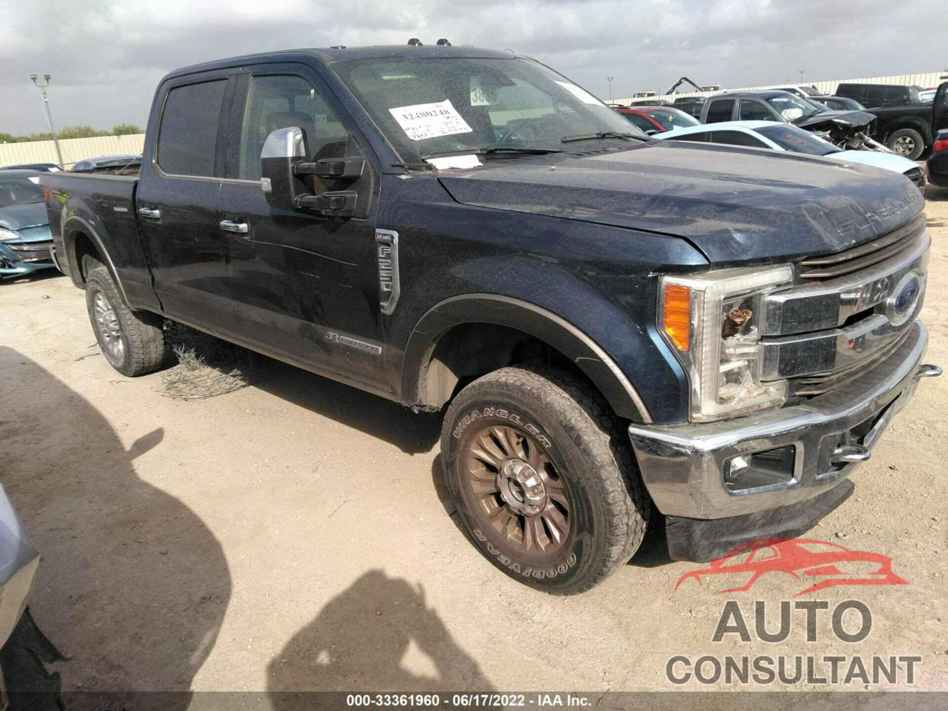 FORD SUPER DUTY F-250 SRW 2019 - 1FT7W2BT4KEC31697