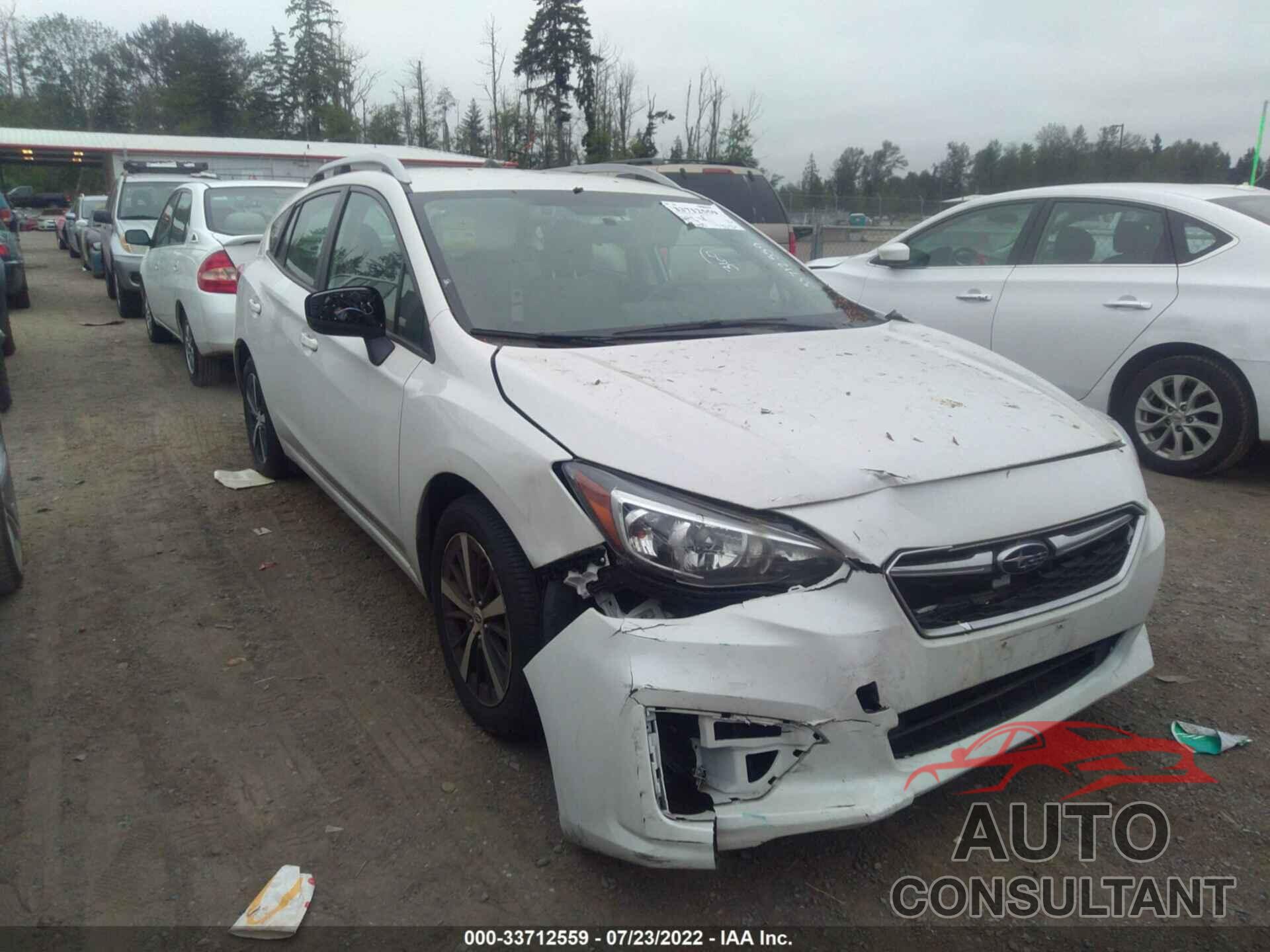 SUBARU IMPREZA 2019 - 4S3GTAD66K3734363