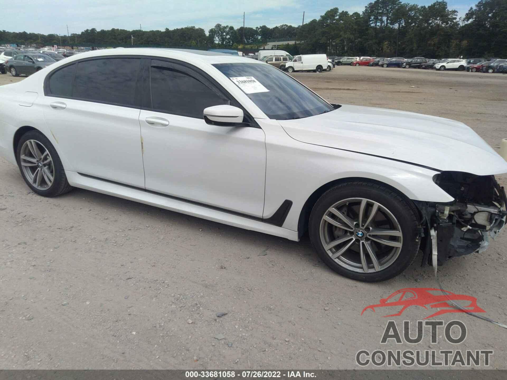 BMW 7 SERIES 2018 - WBA7E4C53JGV24084