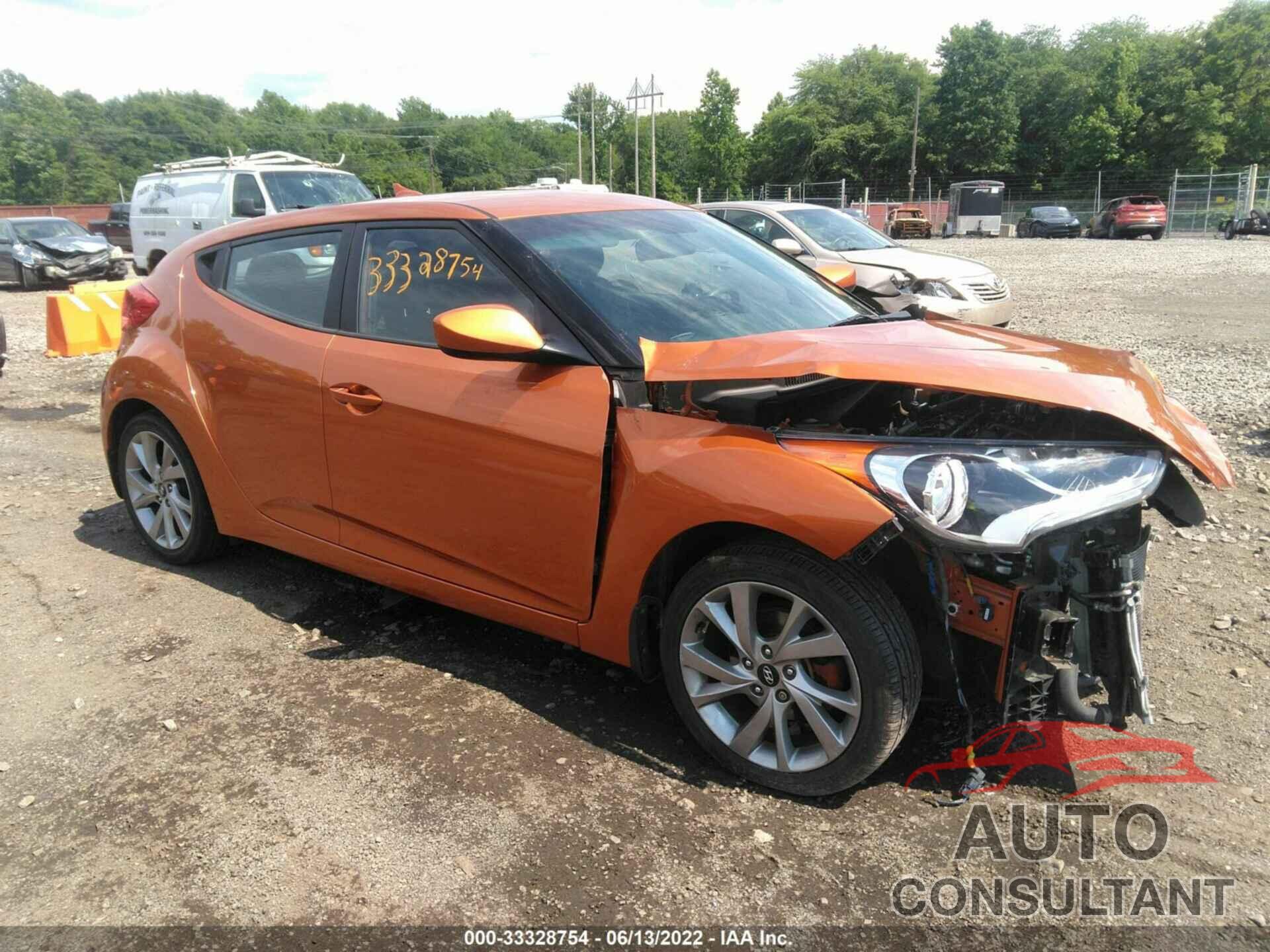 HYUNDAI VELOSTER 2016 - KMHTC6AD3GU279080