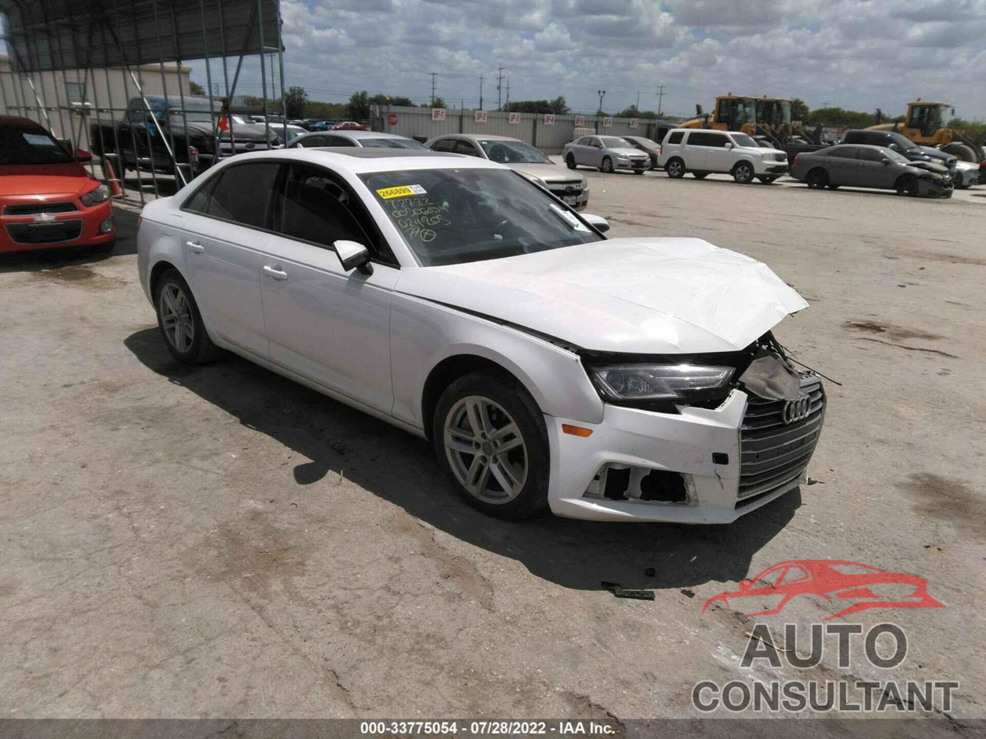 AUDI A4 2017 - WAUGNAF4XHN024205