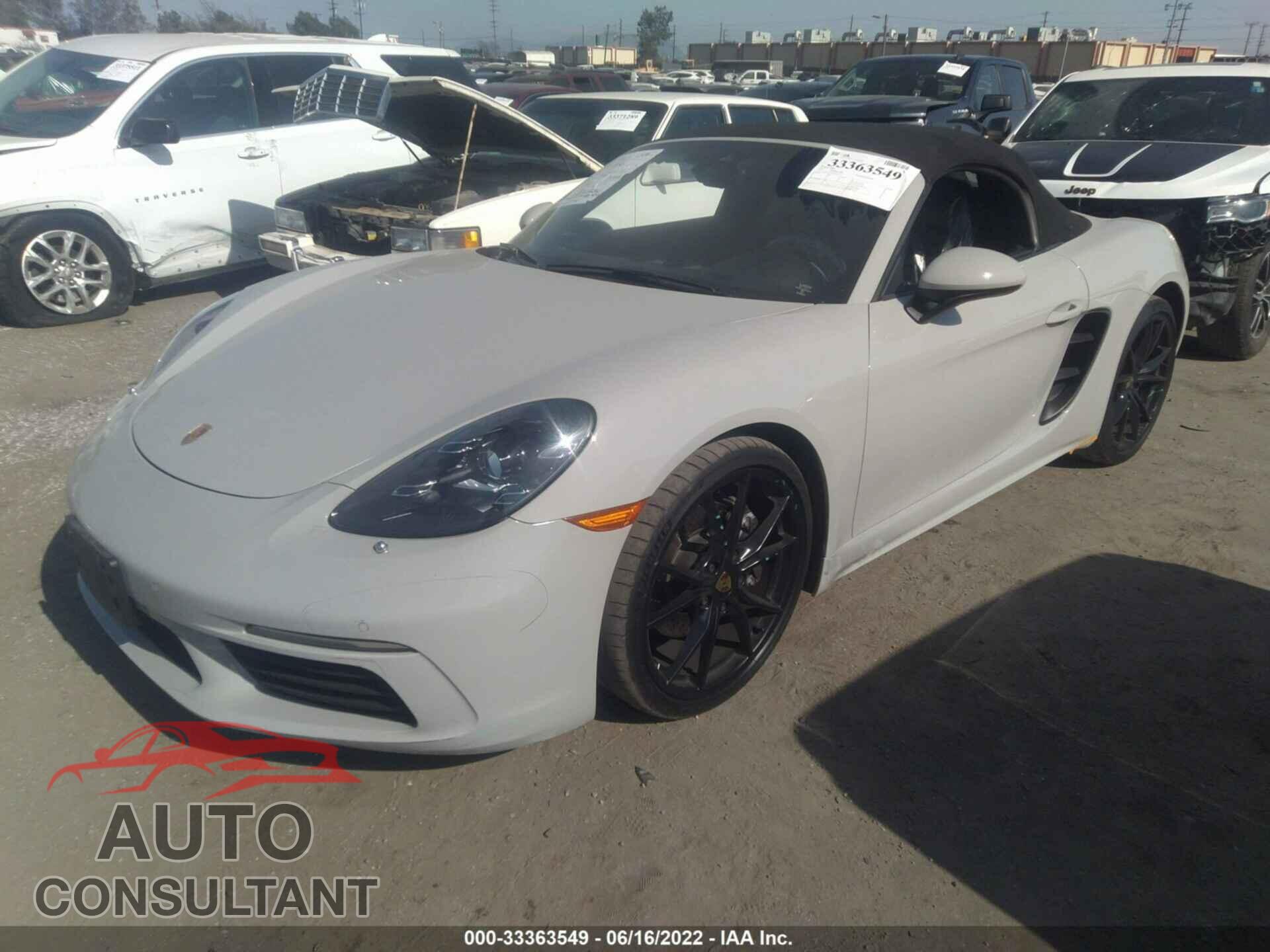 PORSCHE 718 BOXSTER 2021 - WP0CA2A80MS210411