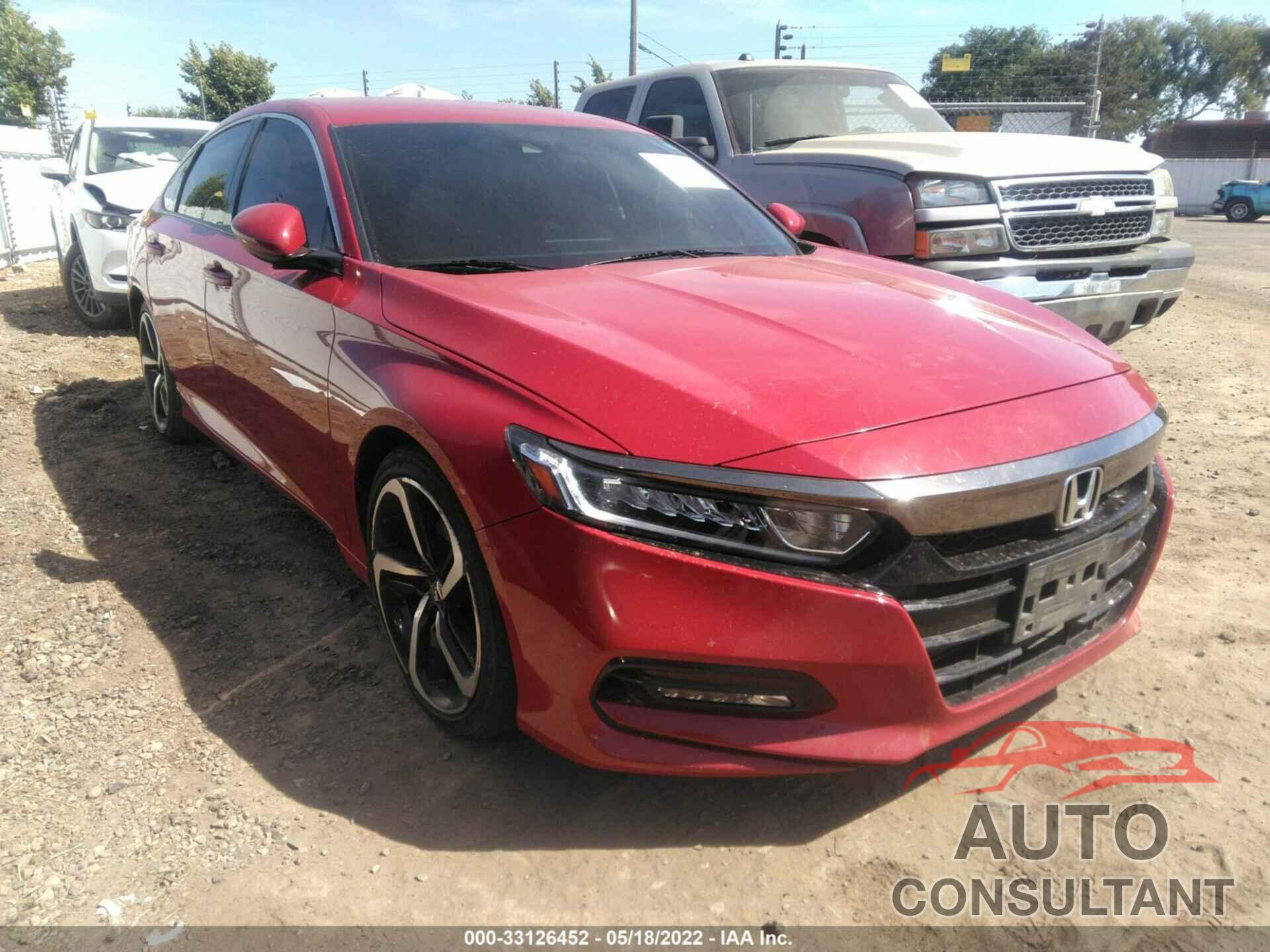 HONDA ACCORD SEDAN 2019 - 1HGCV1F39KA033292