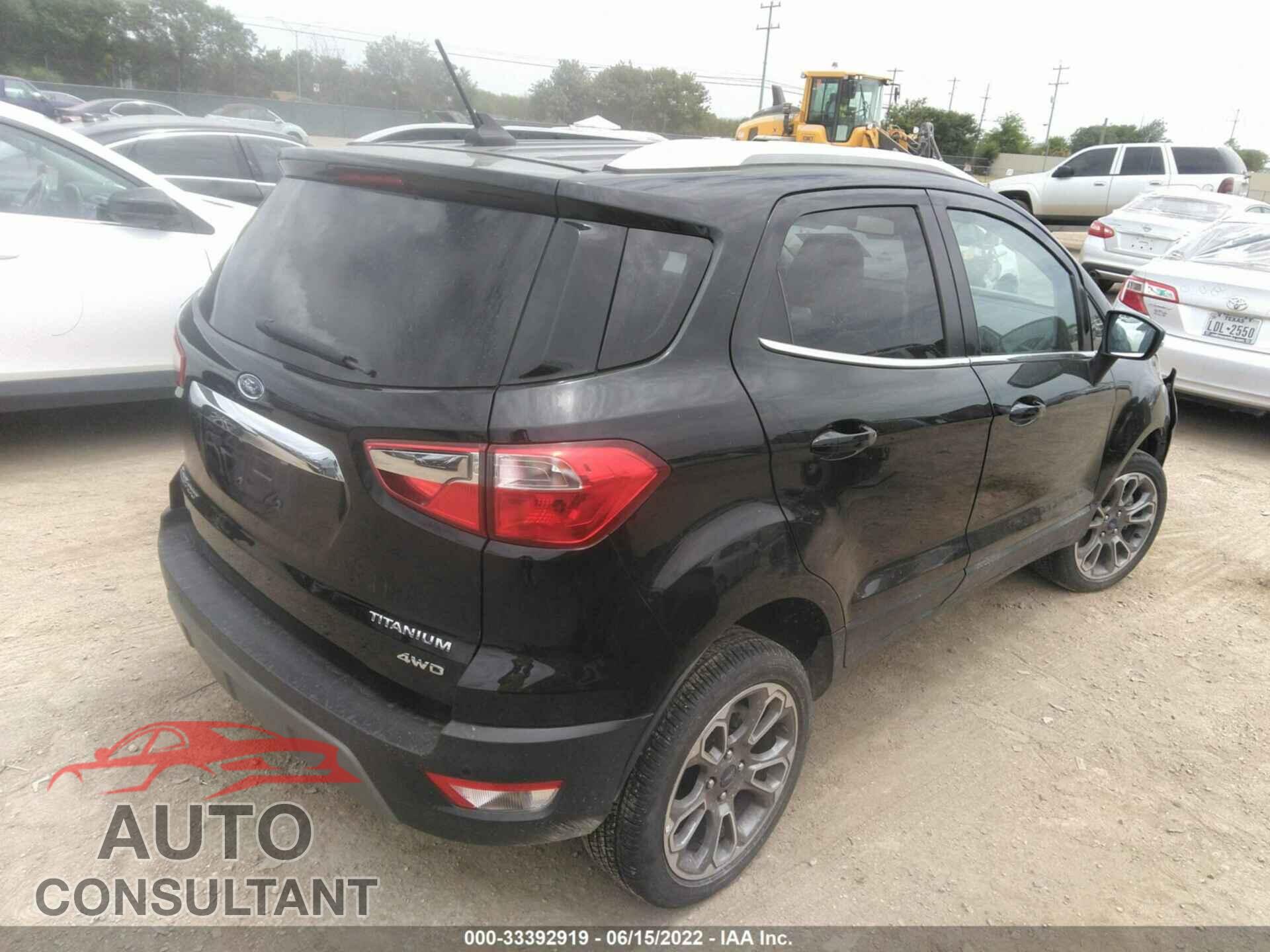 FORD ECOSPORT 2021 - MAJ6S3KL1MC401984