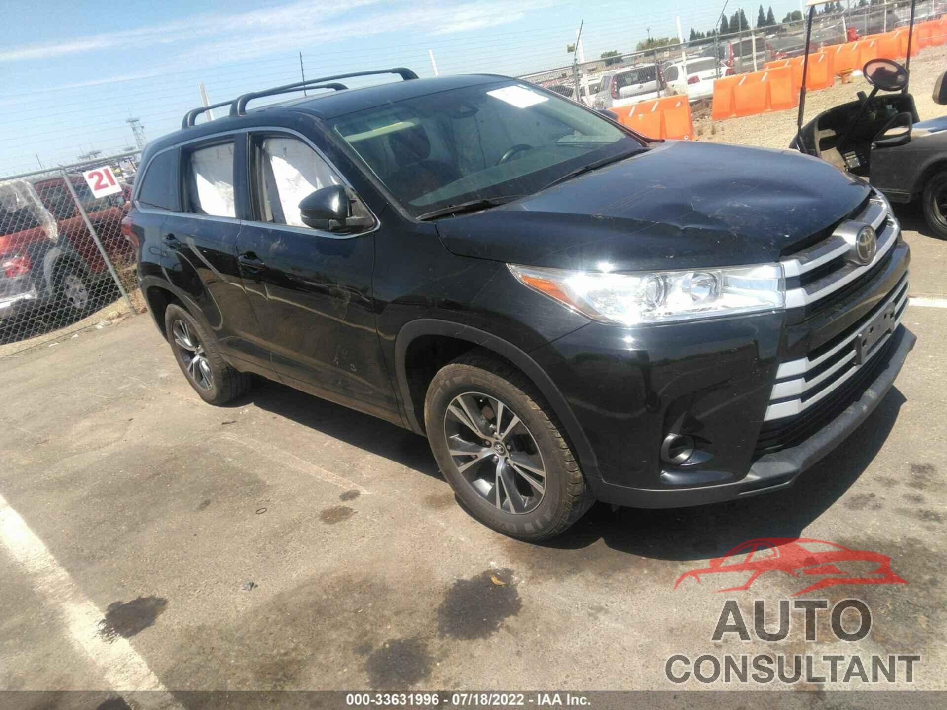 TOYOTA HIGHLANDER 2017 - 5TDZZRFH8HS220610