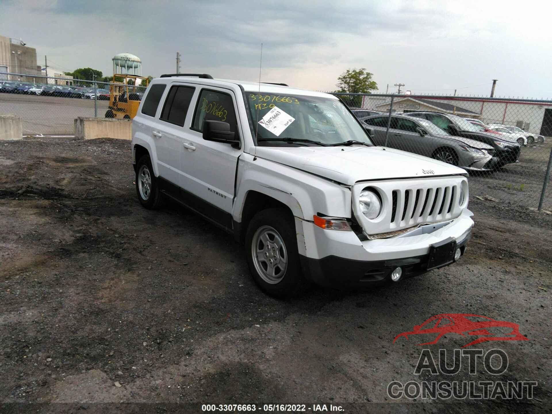 JEEP PATRIOT 2016 - 1C4NJPBB9GD584234