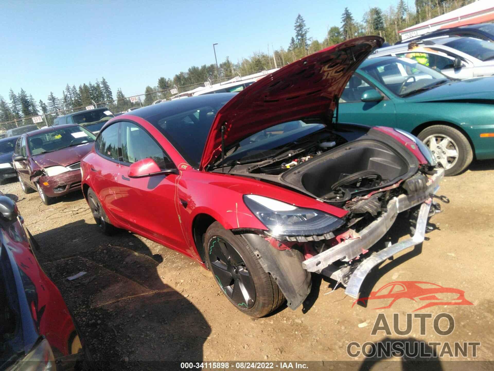 TESLA MODEL 3 2021 - 5YJ3E1EB7MF002236