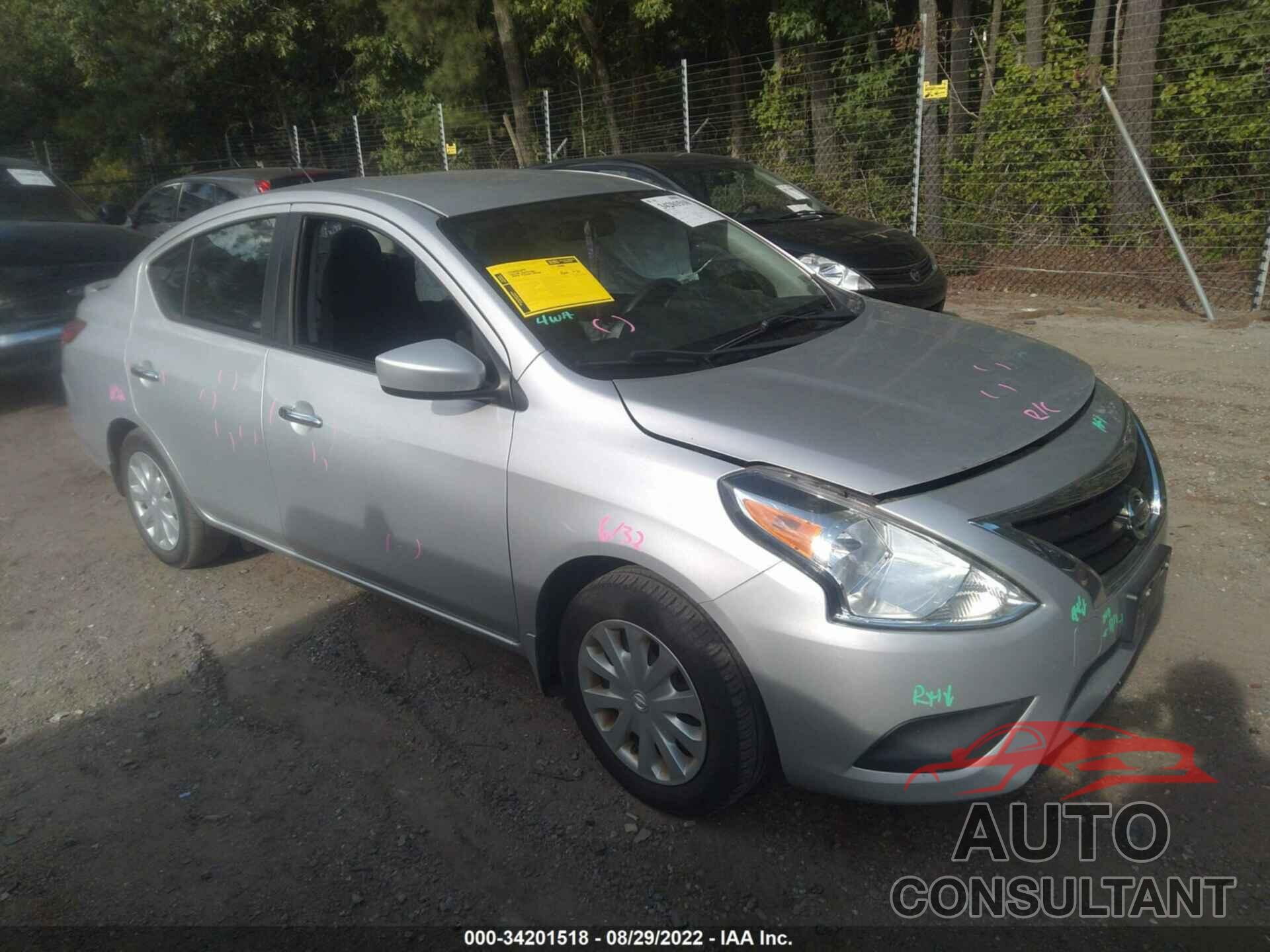 NISSAN VERSA 2016 - 3N1CN7AP0GL914347