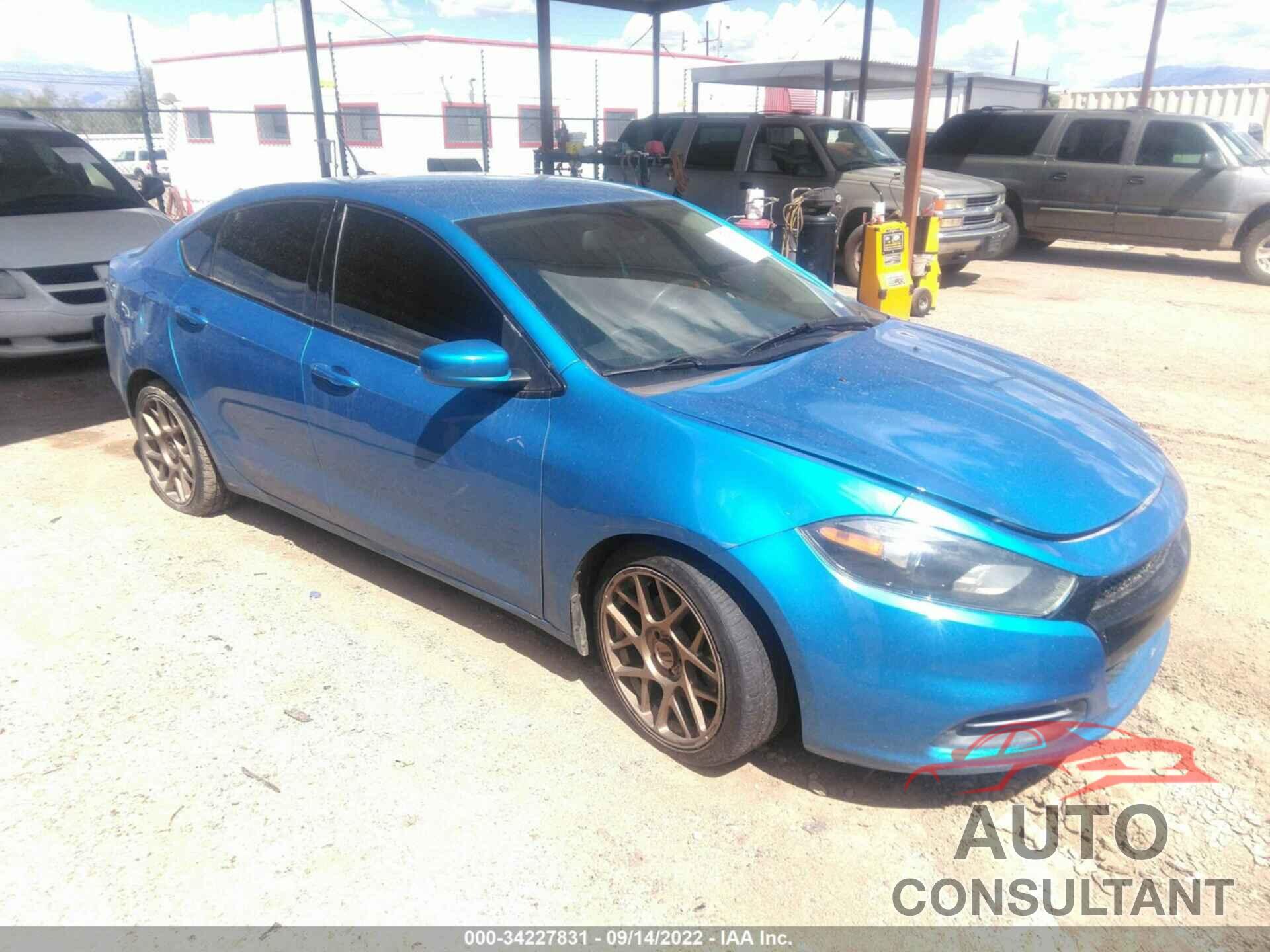 DODGE DART 2016 - 1C3CDFAA1GD606944