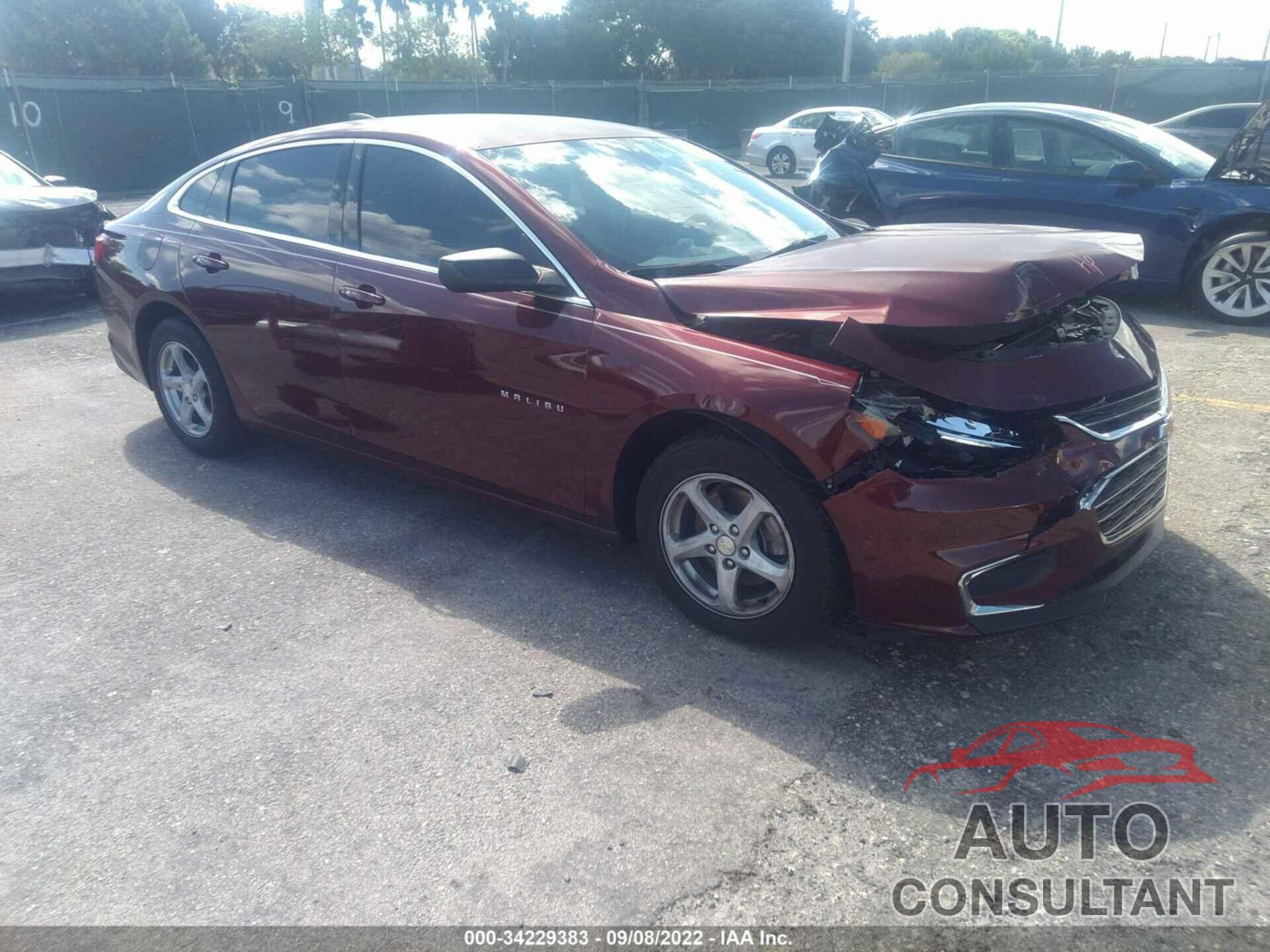 CHEVROLET MALIBU 2016 - 1G1ZB5STXGF304796