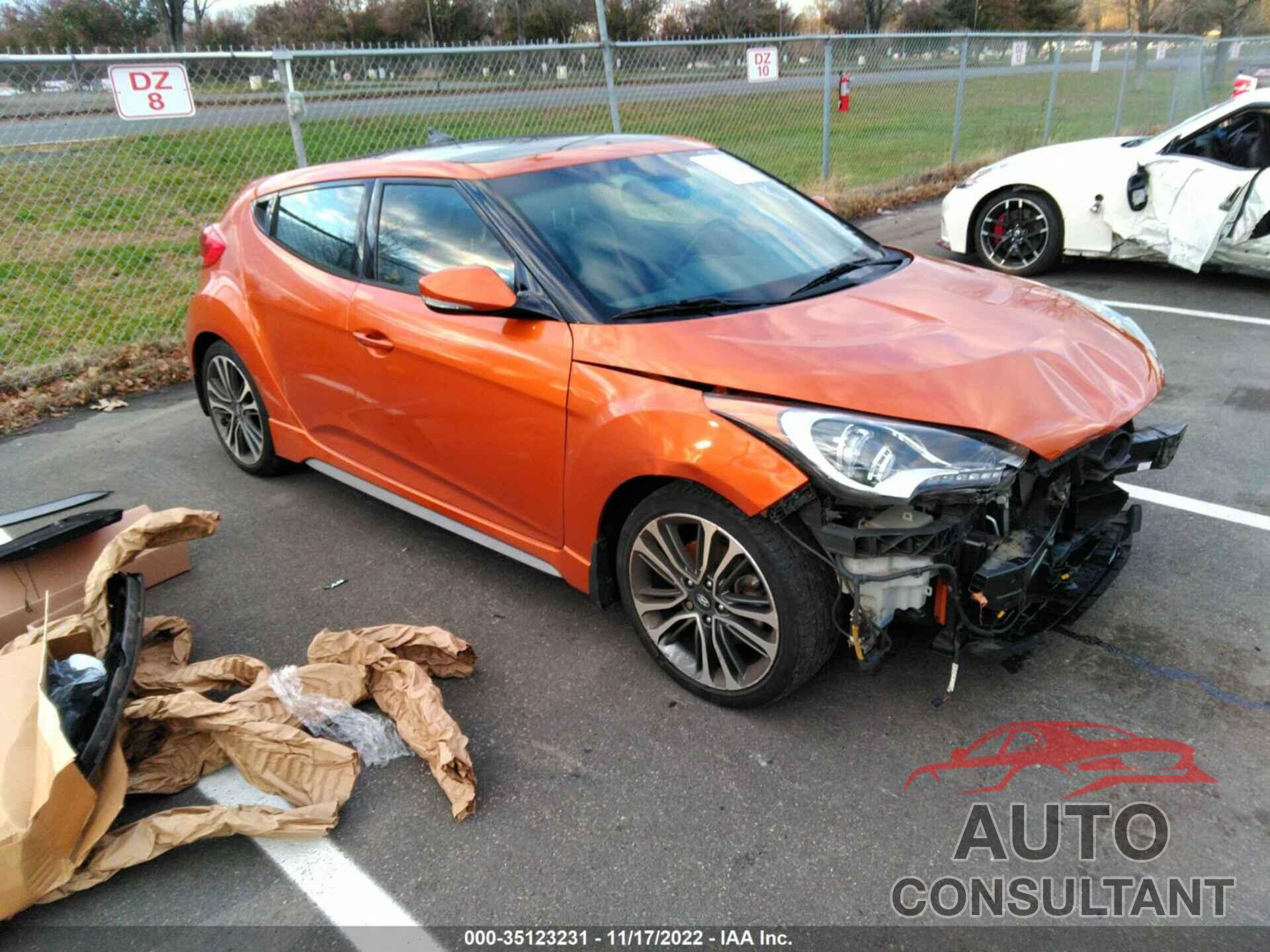 HYUNDAI VELOSTER 2016 - KMHTC6AE8GU292769