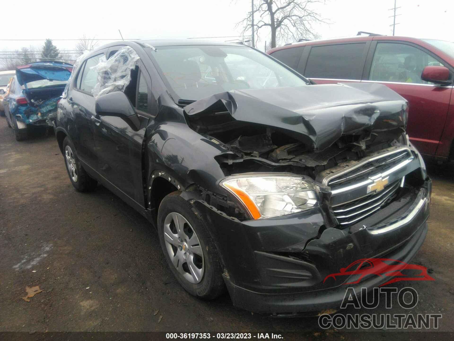 CHEVROLET TRAX 2016 - 3GNCJKSBXGL139822