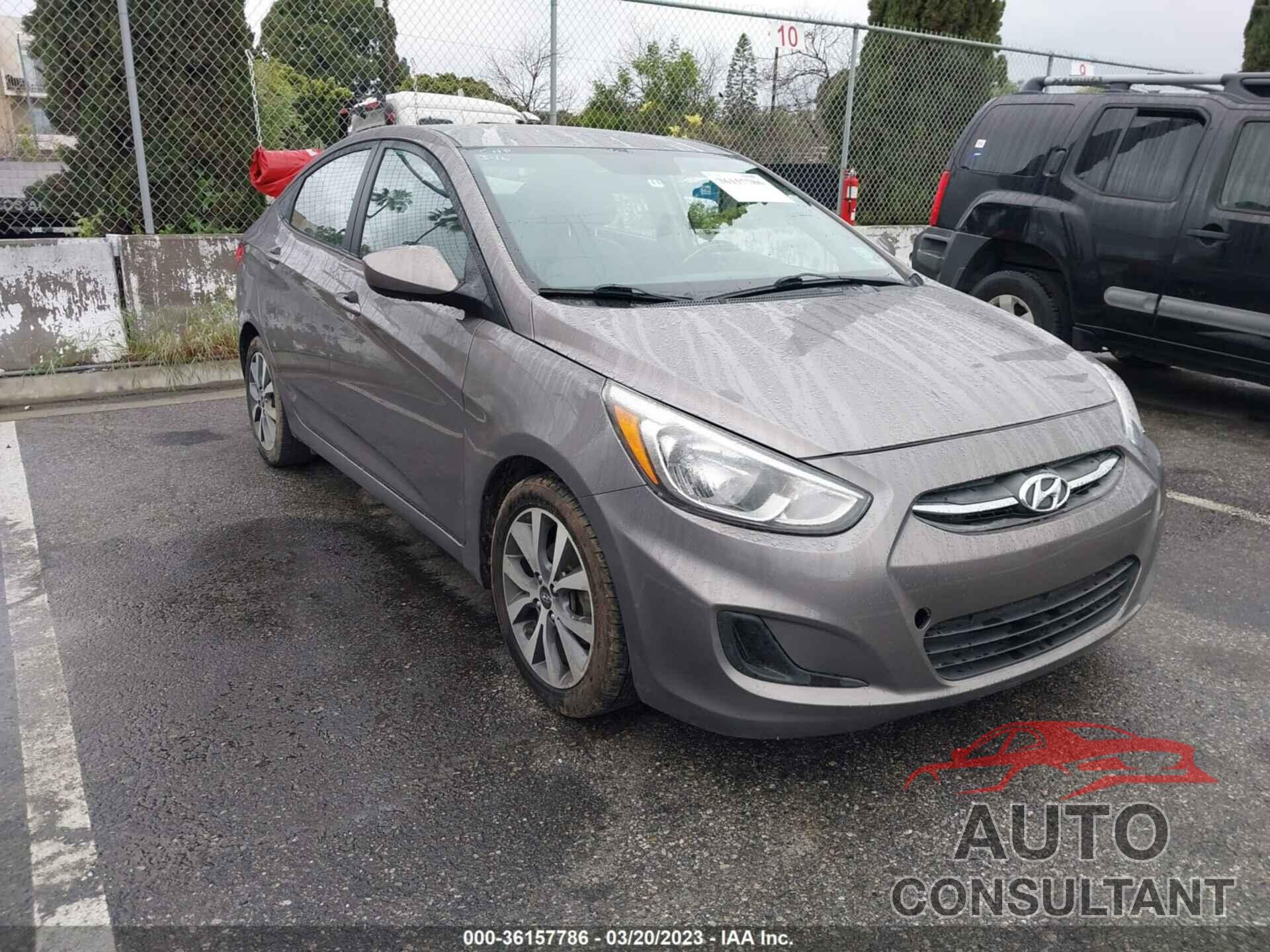 HYUNDAI ACCENT 2017 - KMHCT4AE6HU373971