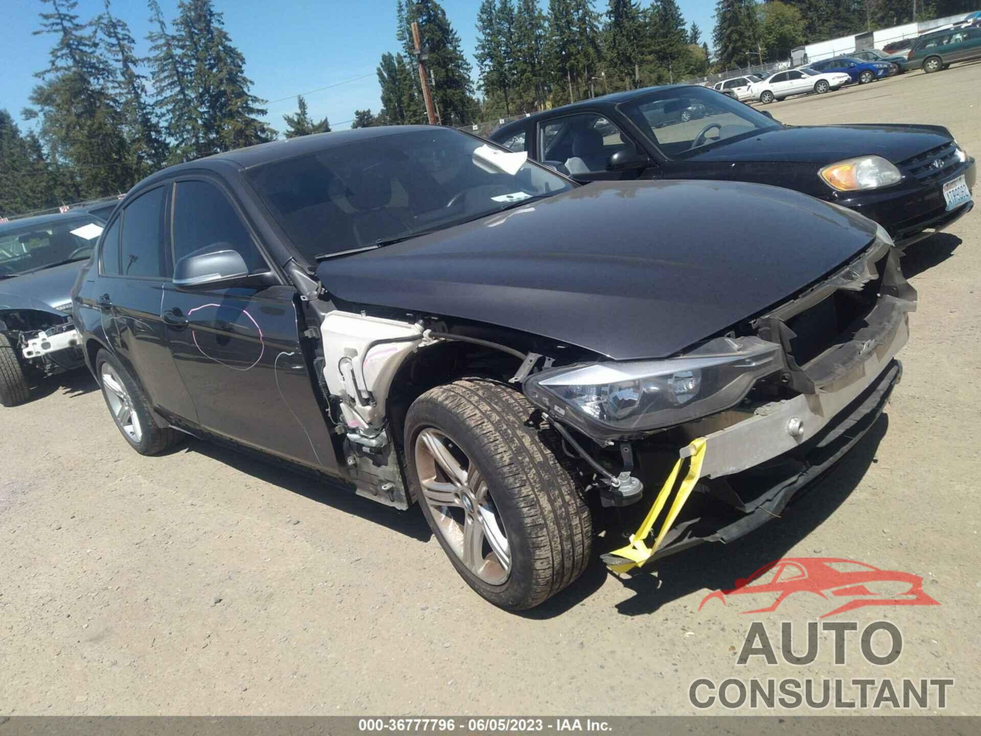 BMW 3 SERIES 2015 - WBA3B5C55FF961529