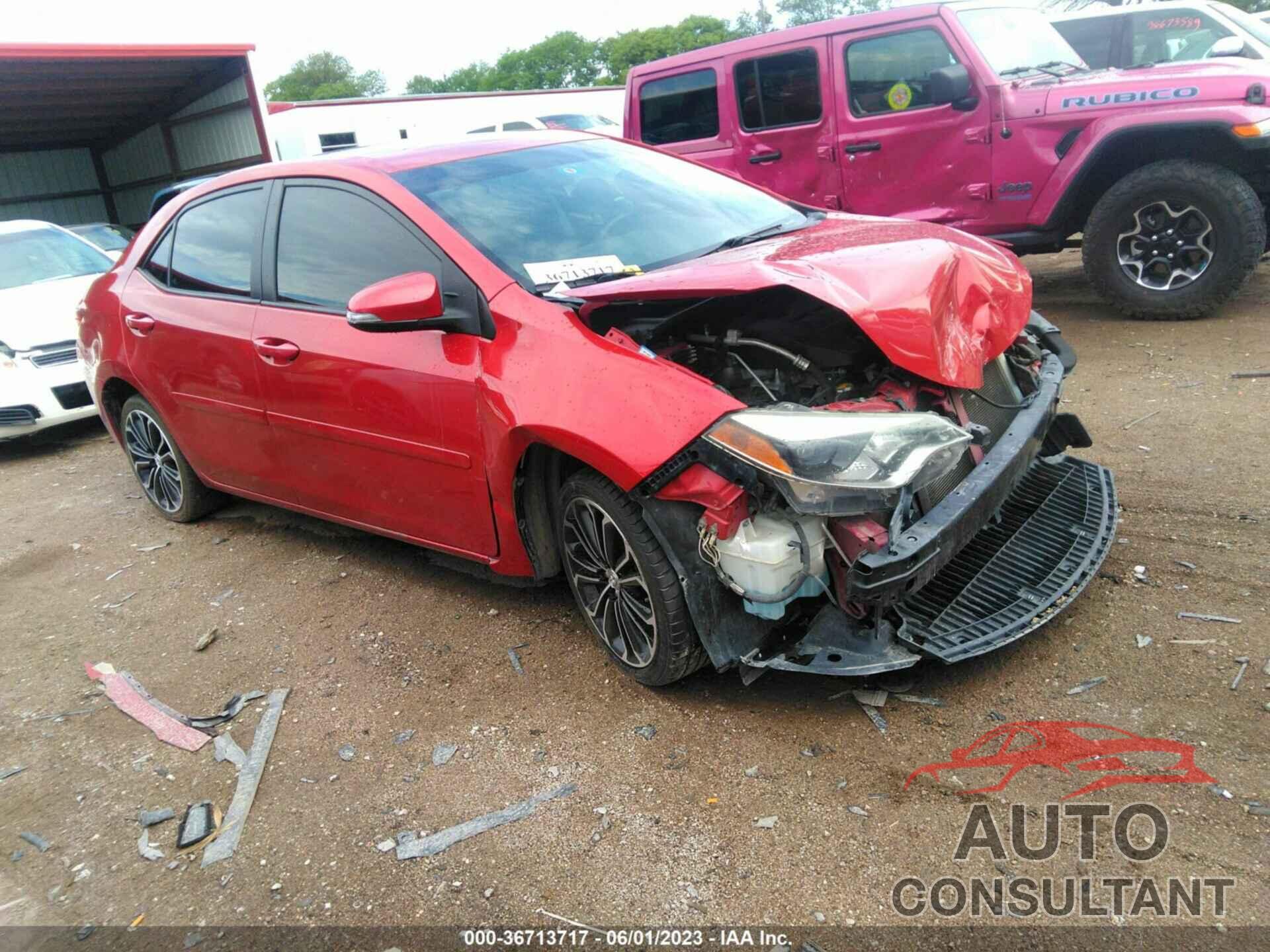TOYOTA COROLLA 2015 - 5YFBURHE6FP354816