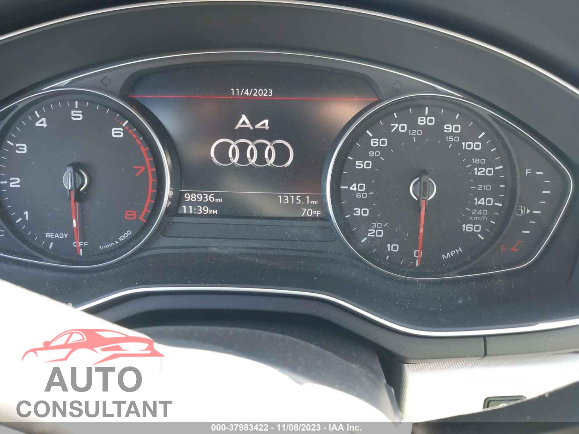 AUDI A4 2019 - WAUGMAF41KA005396