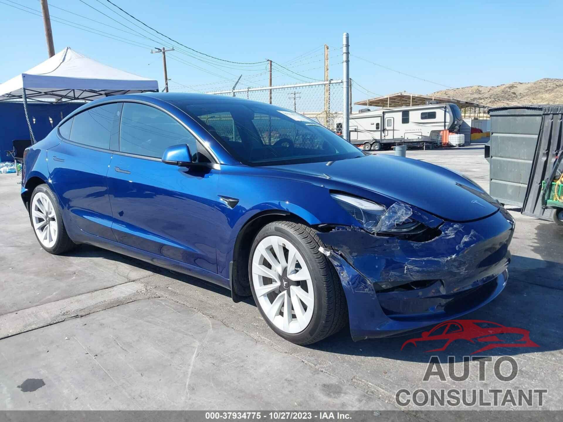 TESLA MODEL 3 2022 - 5YJ3E1EB3NF133021