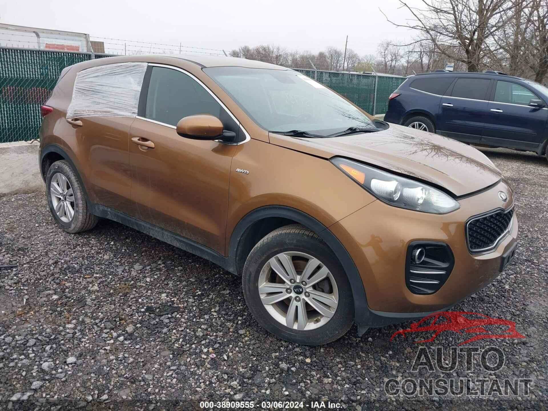 KIA SPORTAGE 2017 - KNDPMCACXH7167966