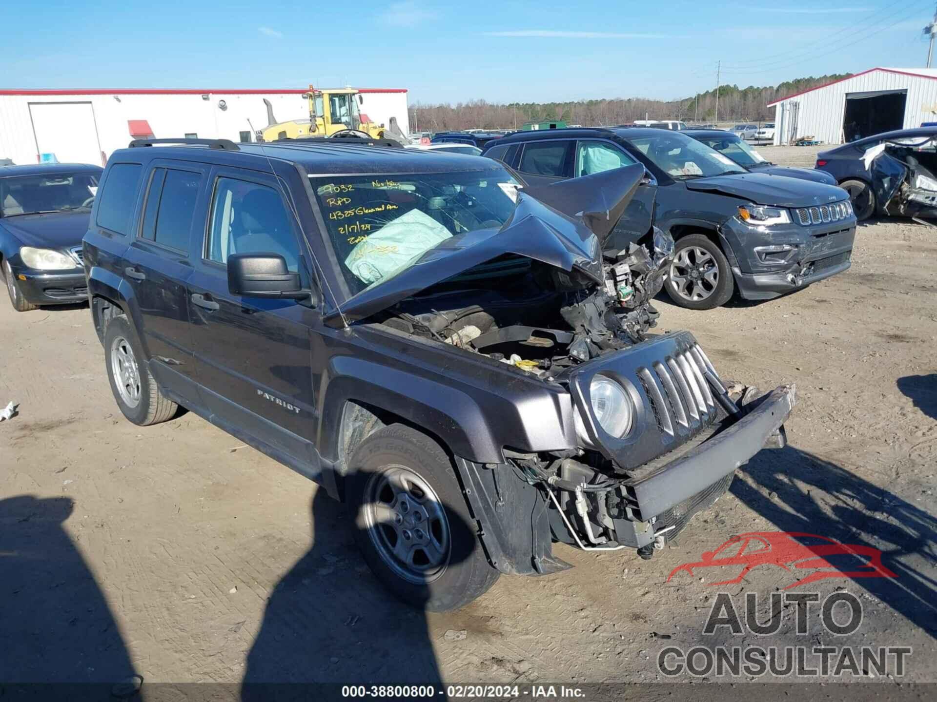 JEEP PATRIOT 2016 - 1C4NJPBB5GD777352