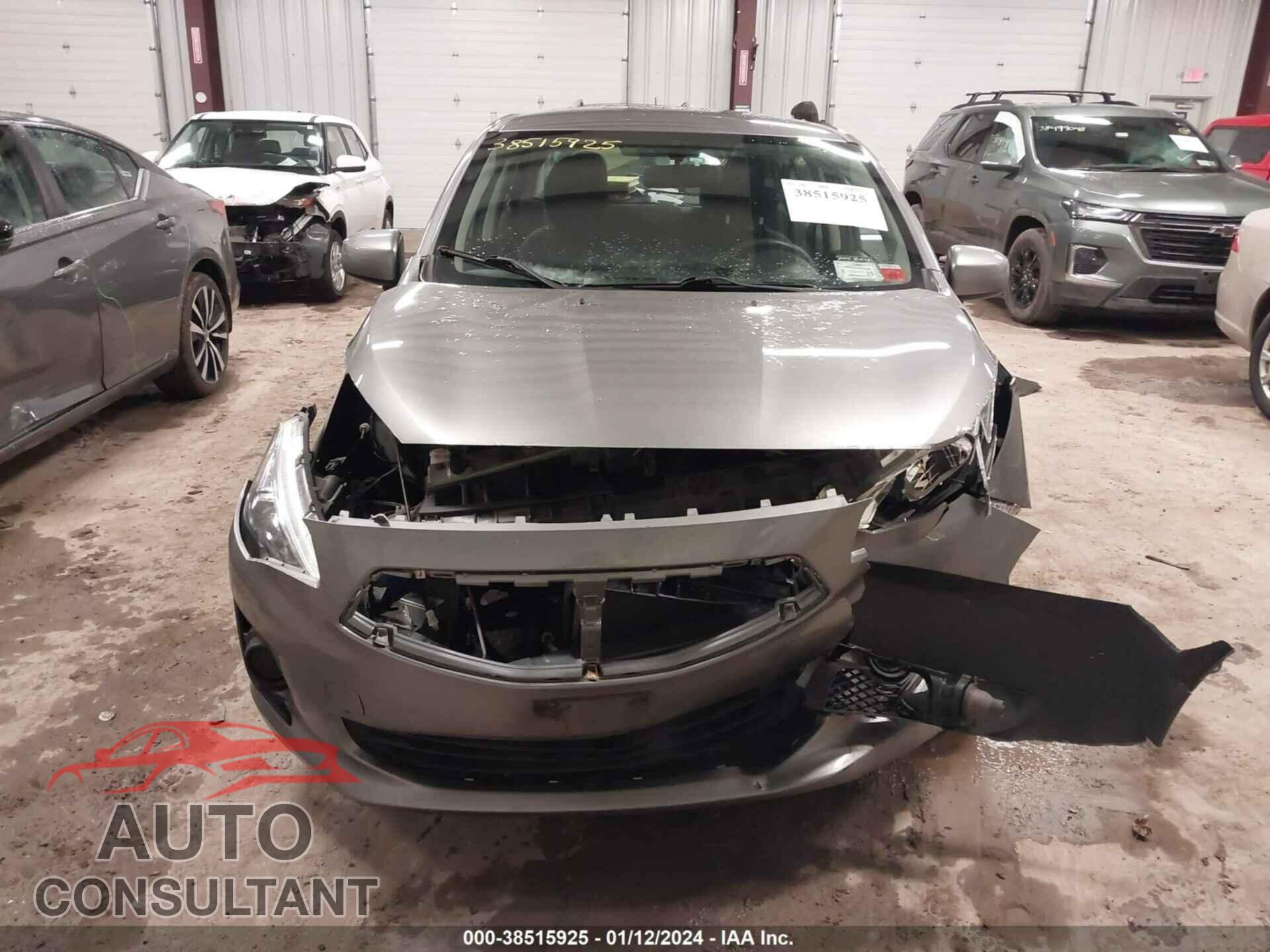 MITSUBISHI MIRAGE 2017 - ML32F3FJ6HHF10672