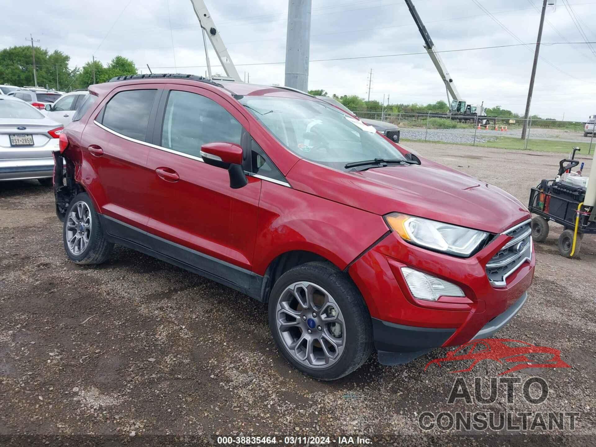 FORD ECOSPORT 2021 - MAJ6S3KL1MC411723